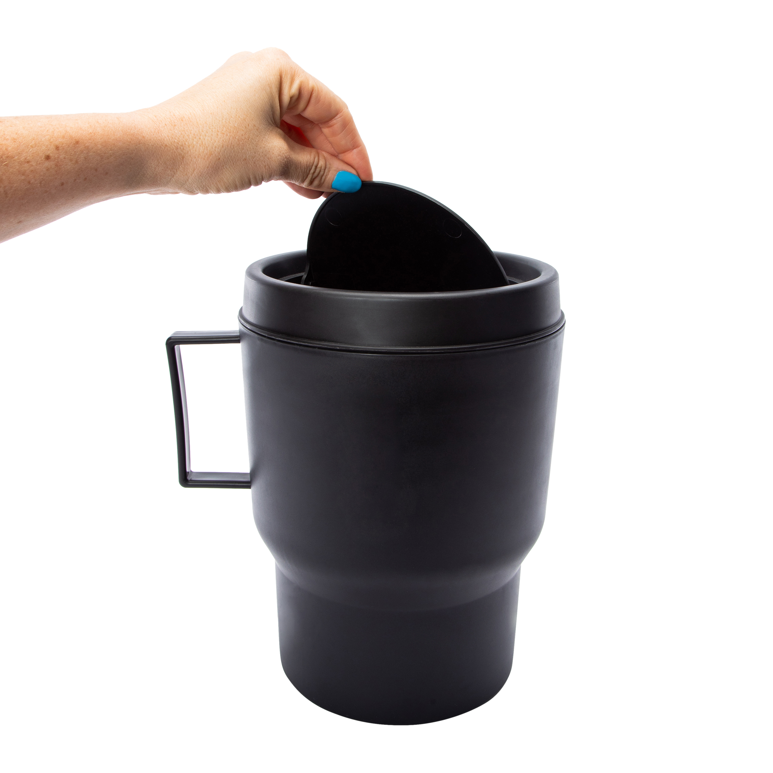Travel Tumbler-Shaped Trash Bin 1.3 Gallon