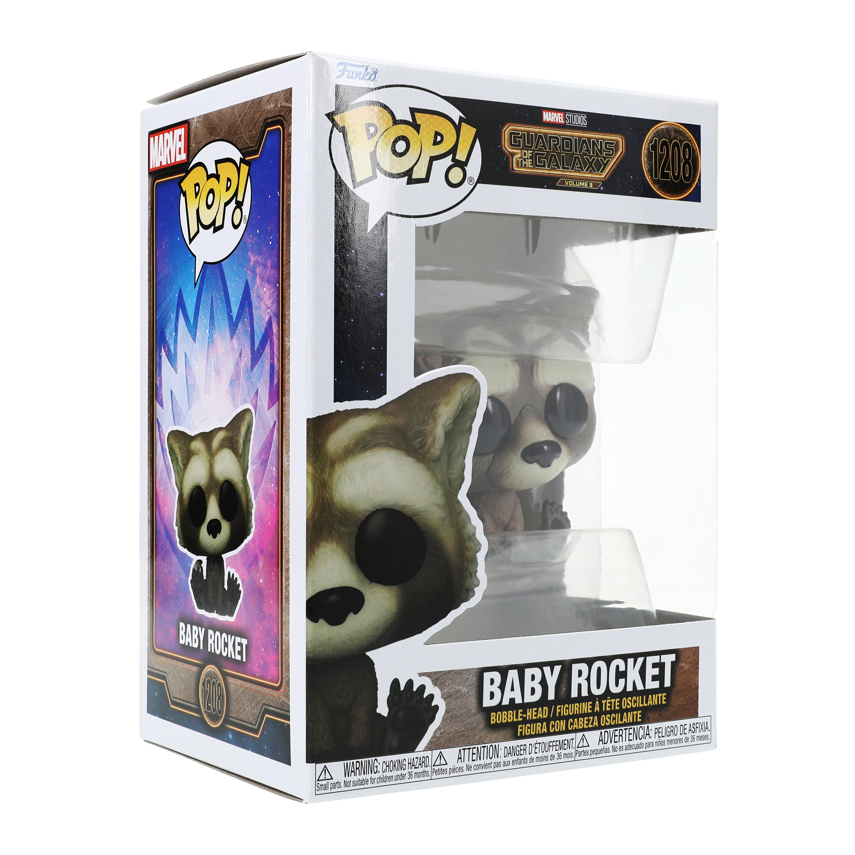 Funko Pop! Marvel Guardians Of The Galaxy Baby Rocket Bobble-Head