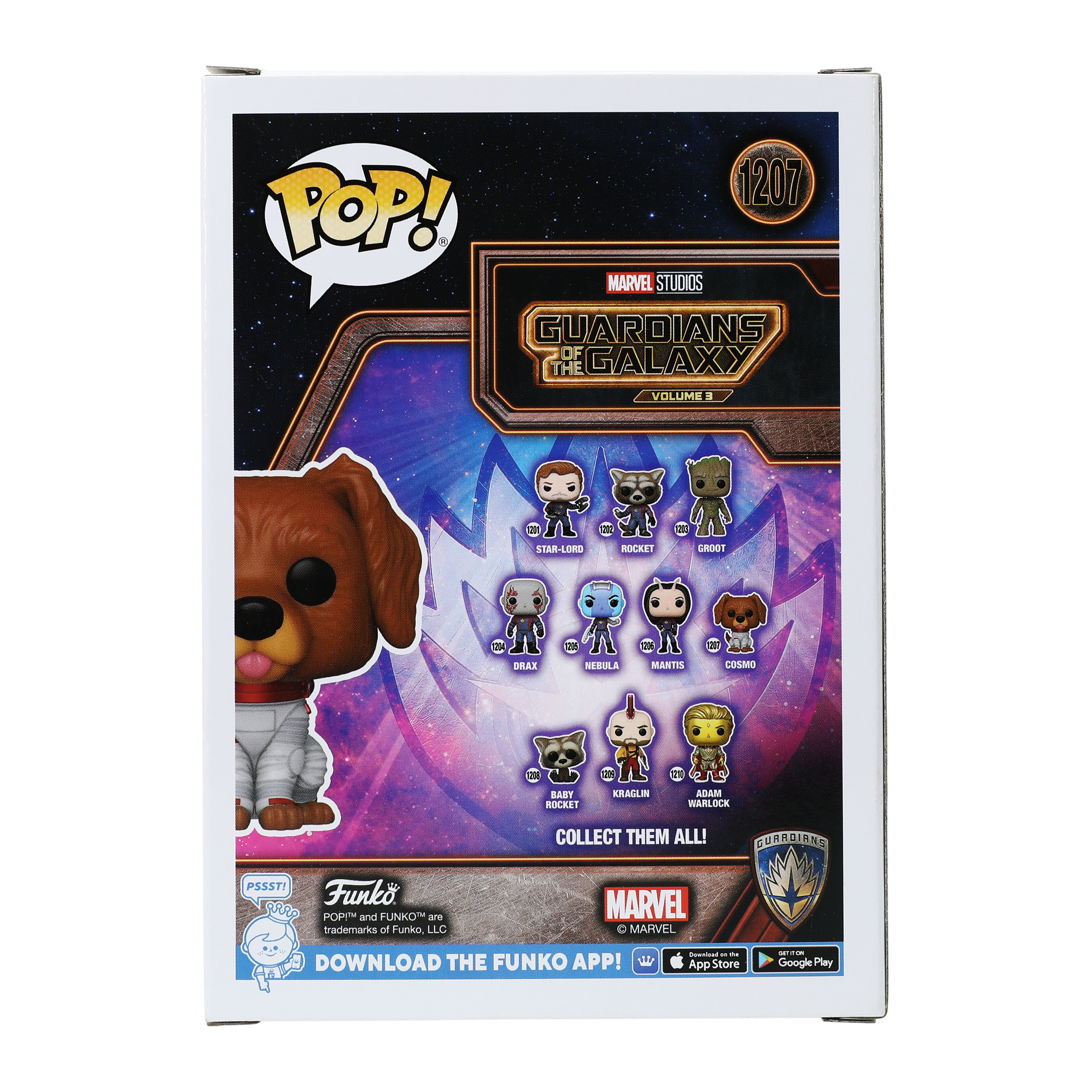 Funko Pop! Marvel Guardians Of The Galaxy Cosmo Bobble-Head