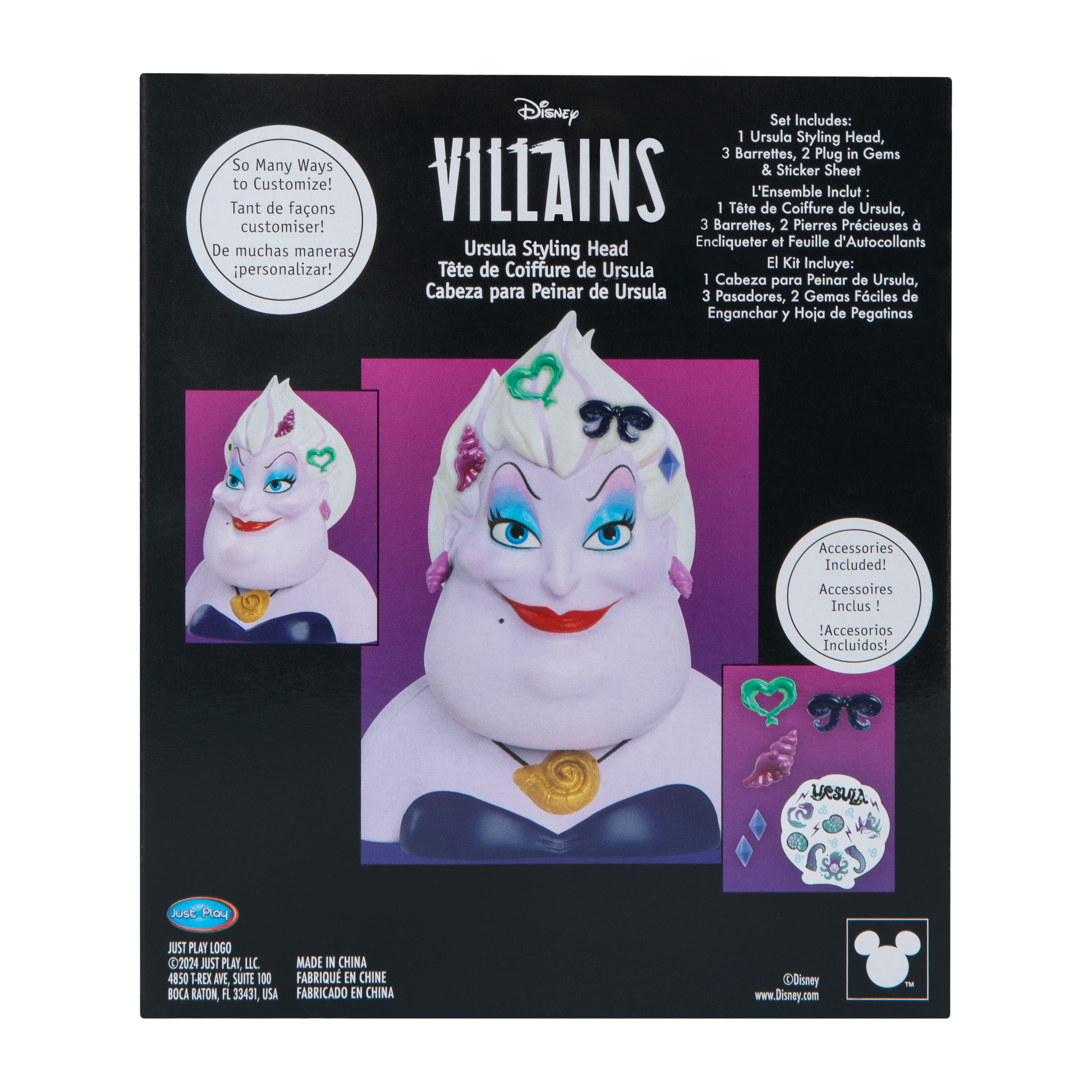 Disney Villains Ursula Styling Head Toy