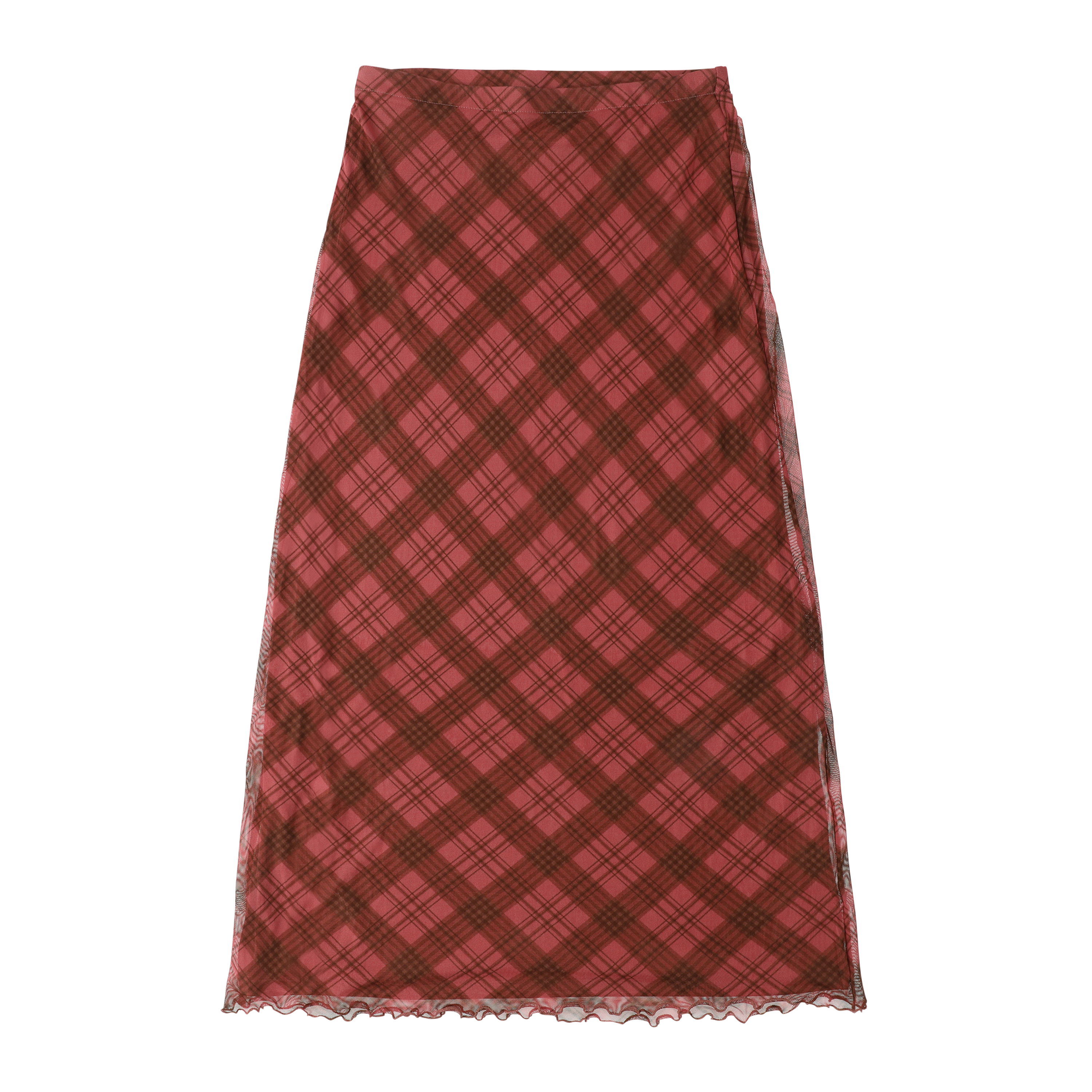 スカート NOTHINGEVERYTHING : 25SS / MESH LAYERED MIDI SKIRT (2COLORS) Mesh Midi Skirt | Five Below
