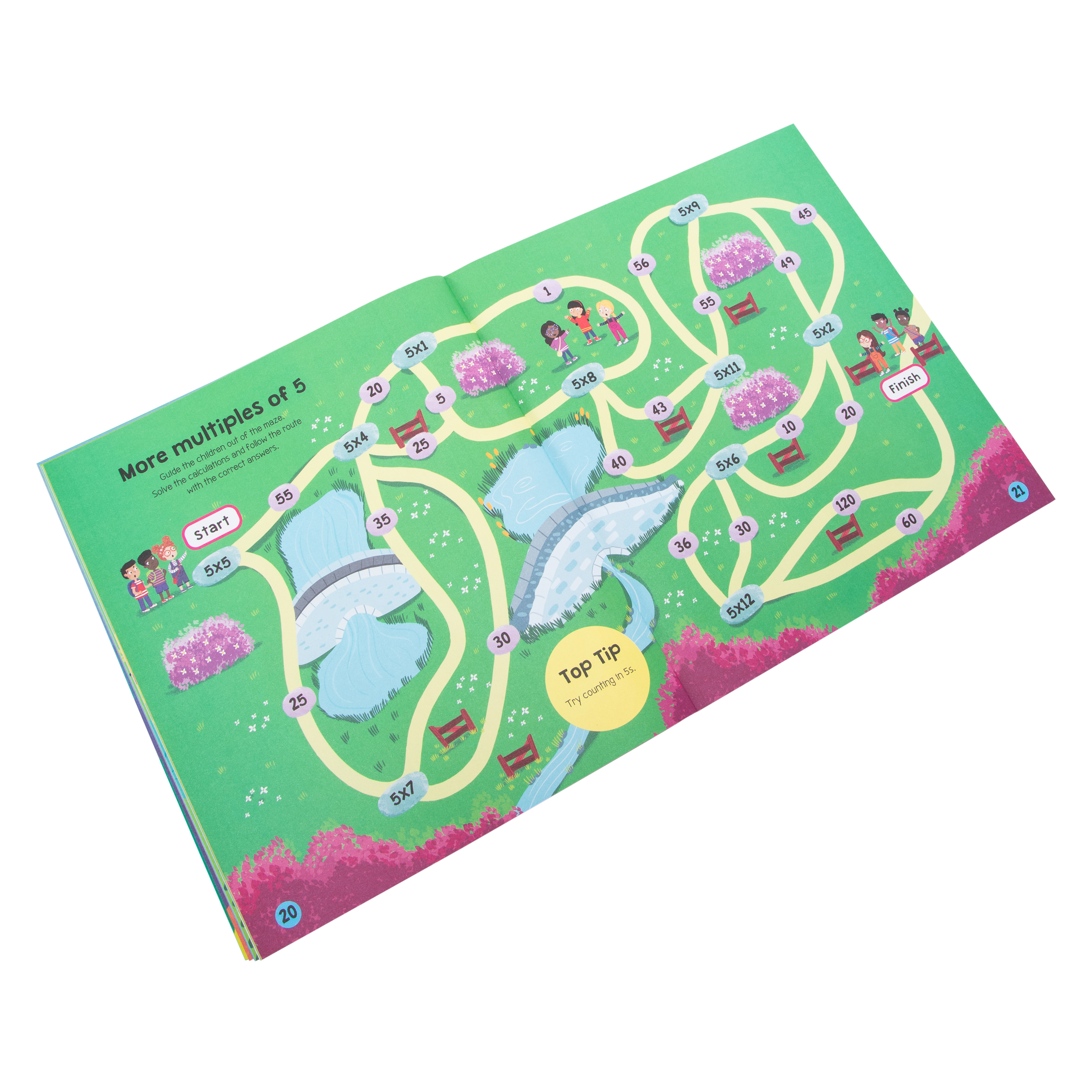 Amazing Math Mazes Times Tables