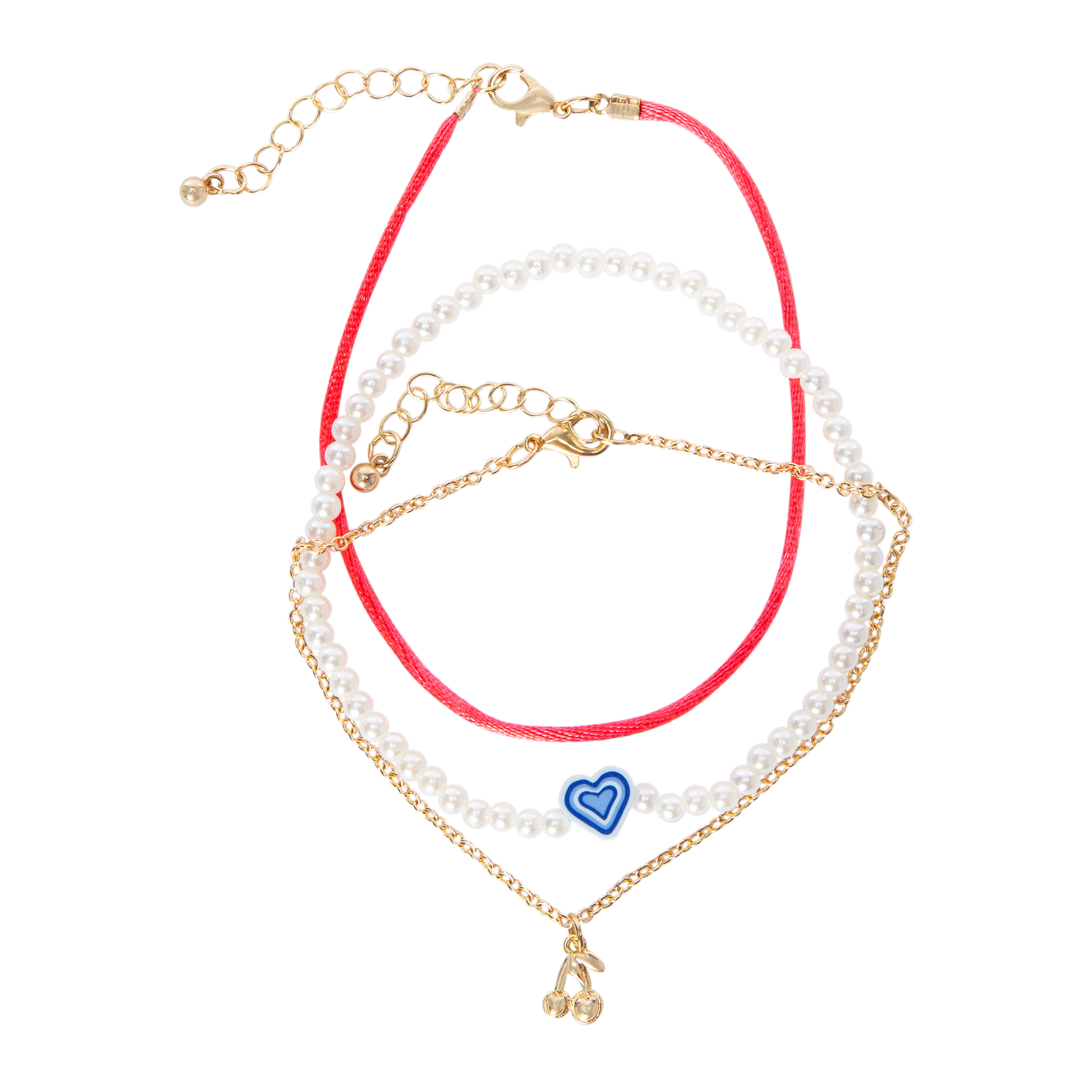 Assorted Anklet Set 3-Count