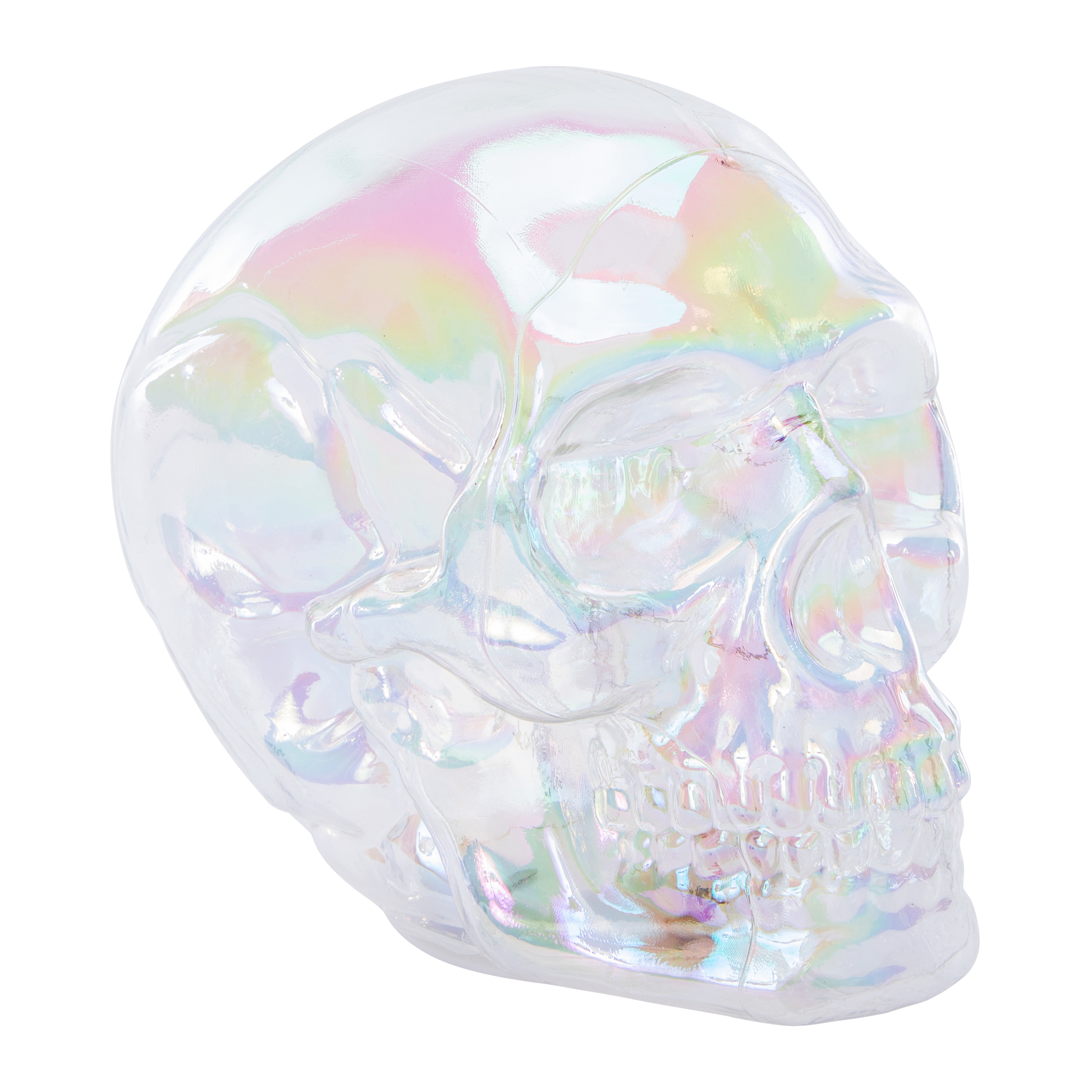 Iridescent Skull 4.3in x 6.3in