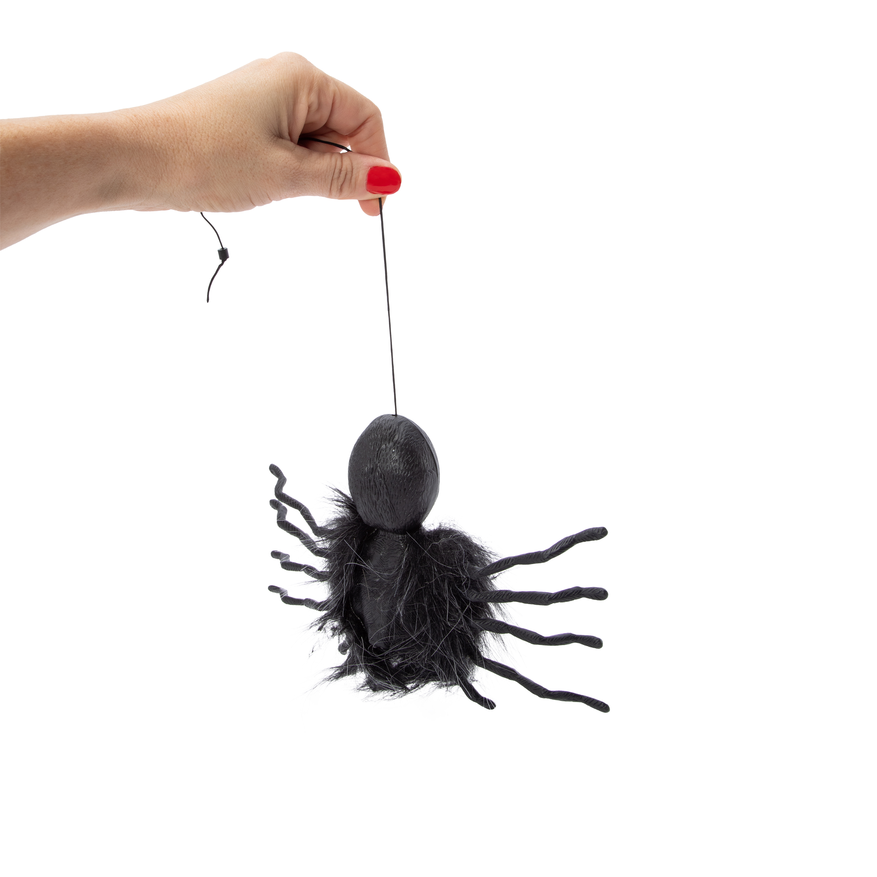 Touch & Sound Activated Dropping Spider Halloween Decor