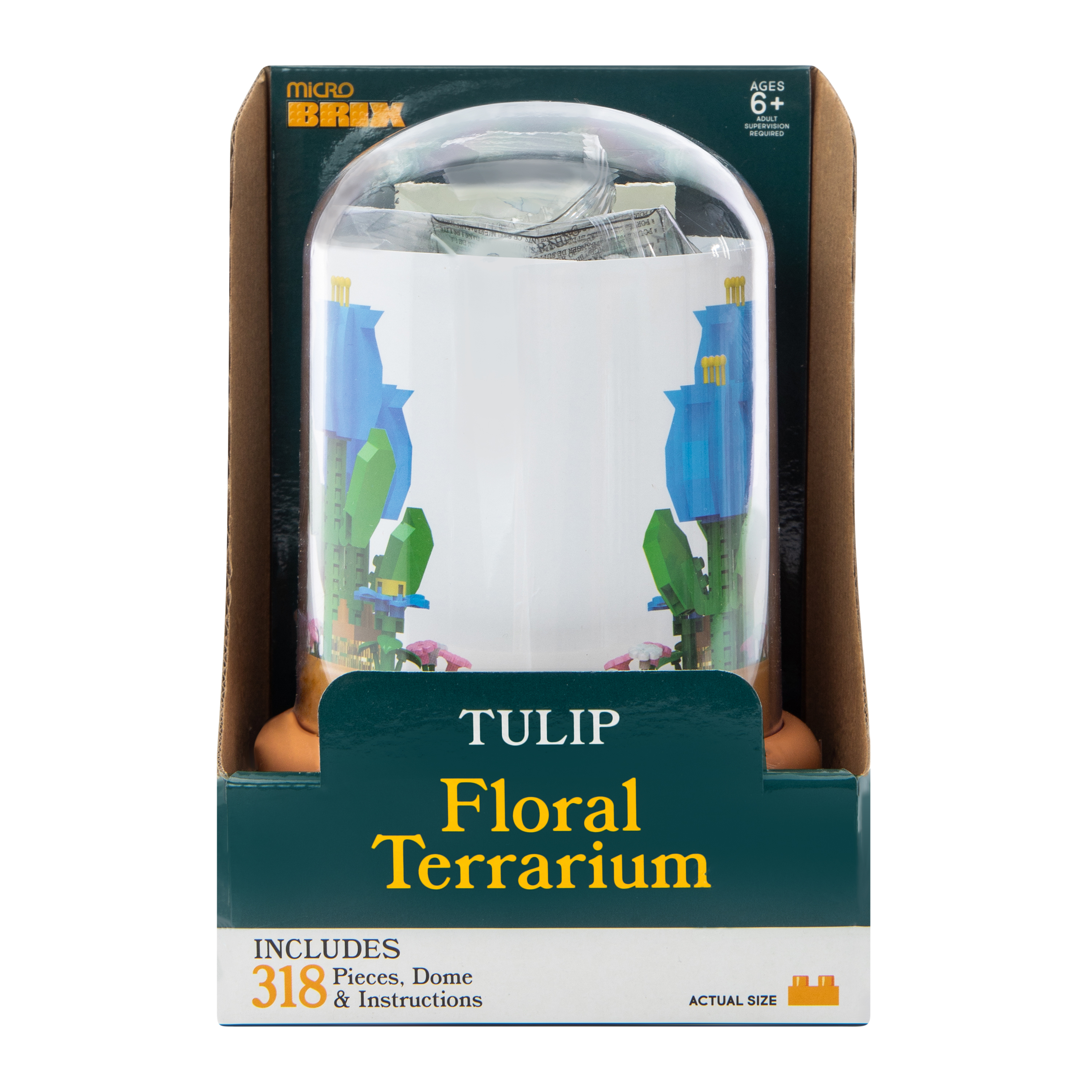 Micro Brix Floral Terrarium Building Blocks Set | Five Below