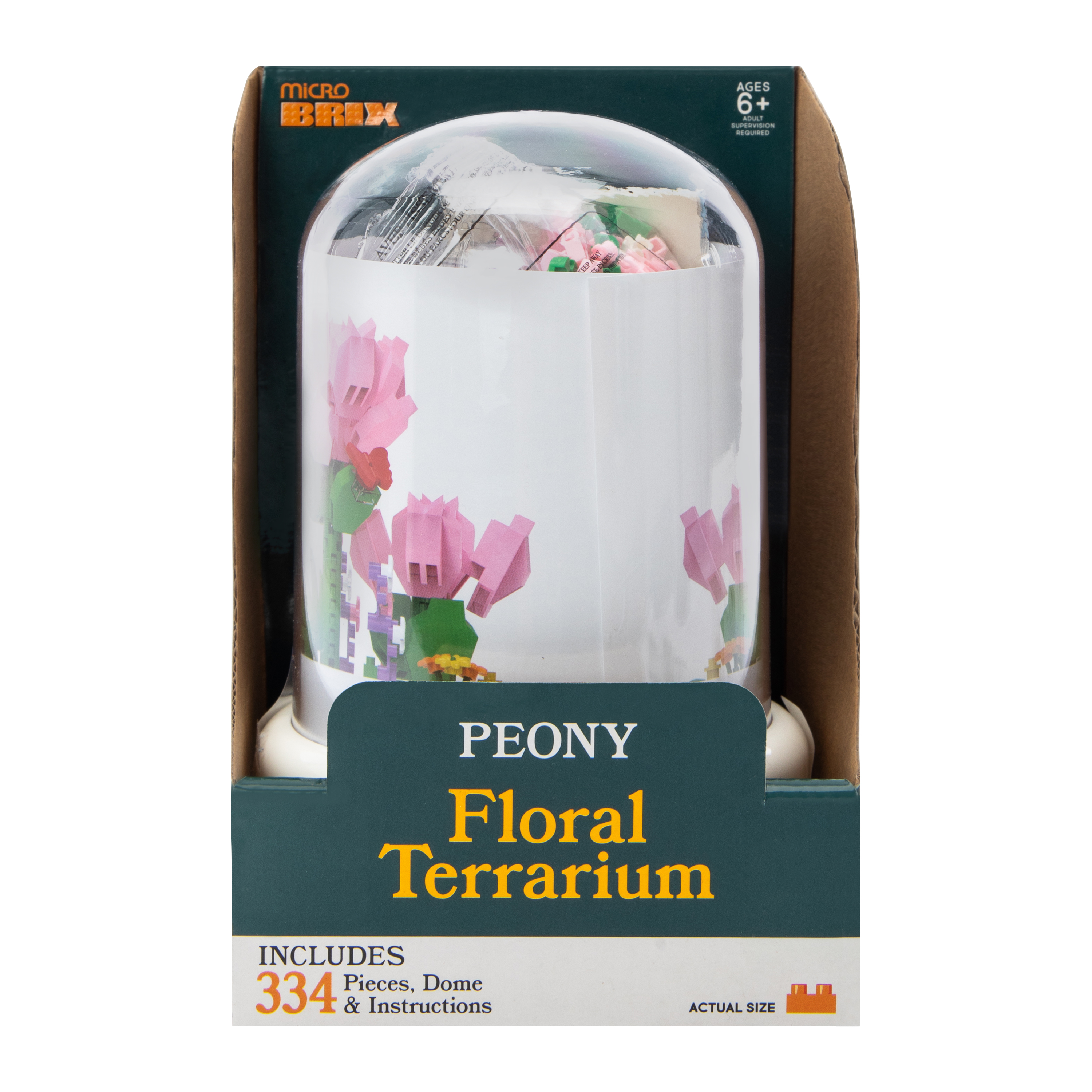 Micro Brix Floral Terrarium Building Blocks Set | Five Below