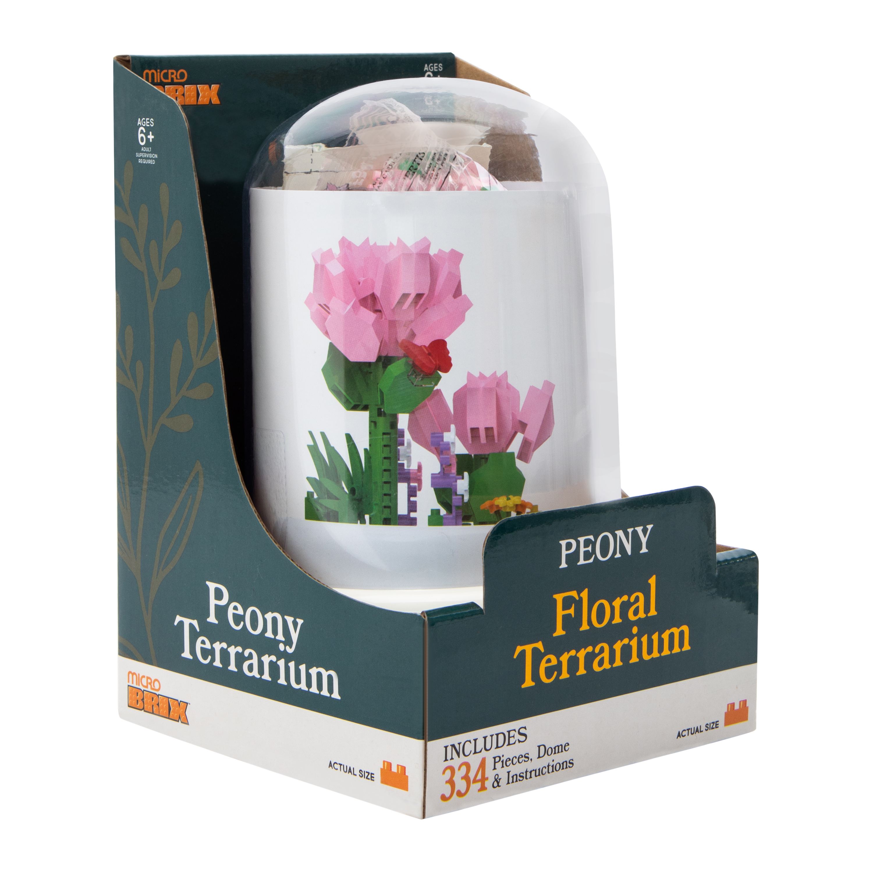 Five Below Micro Brix Floral Terrarium Building Blocks Set at