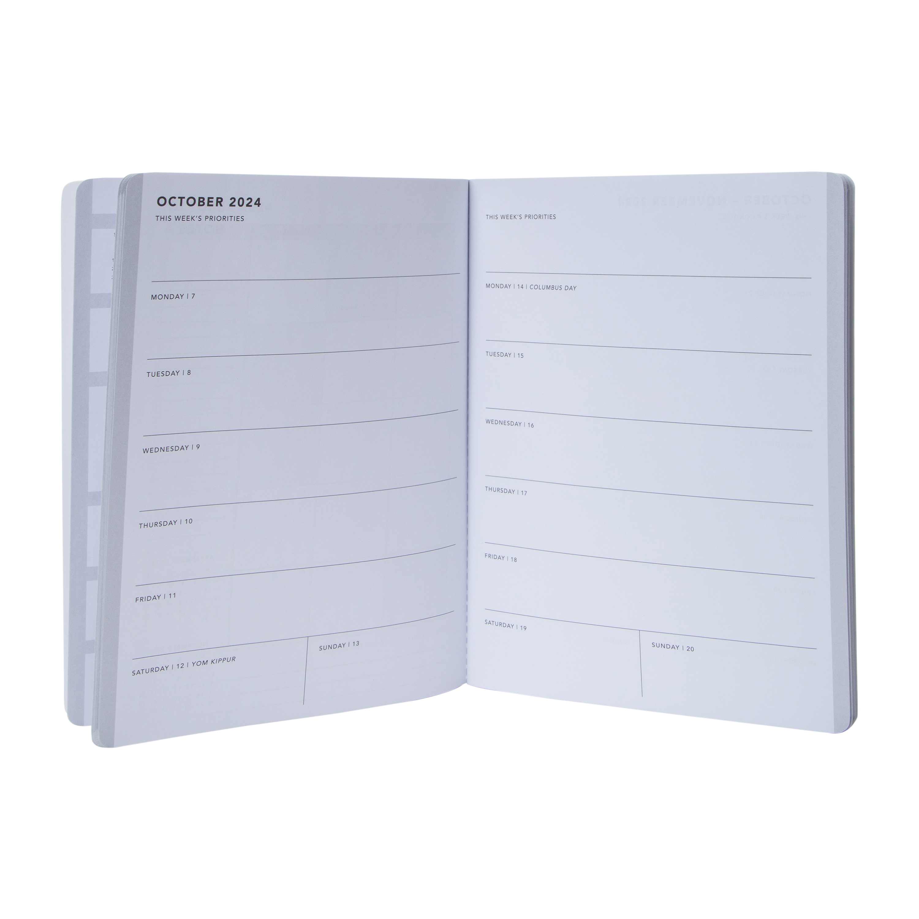 2024-25 Monthly+Yearly Agenda Planner Book