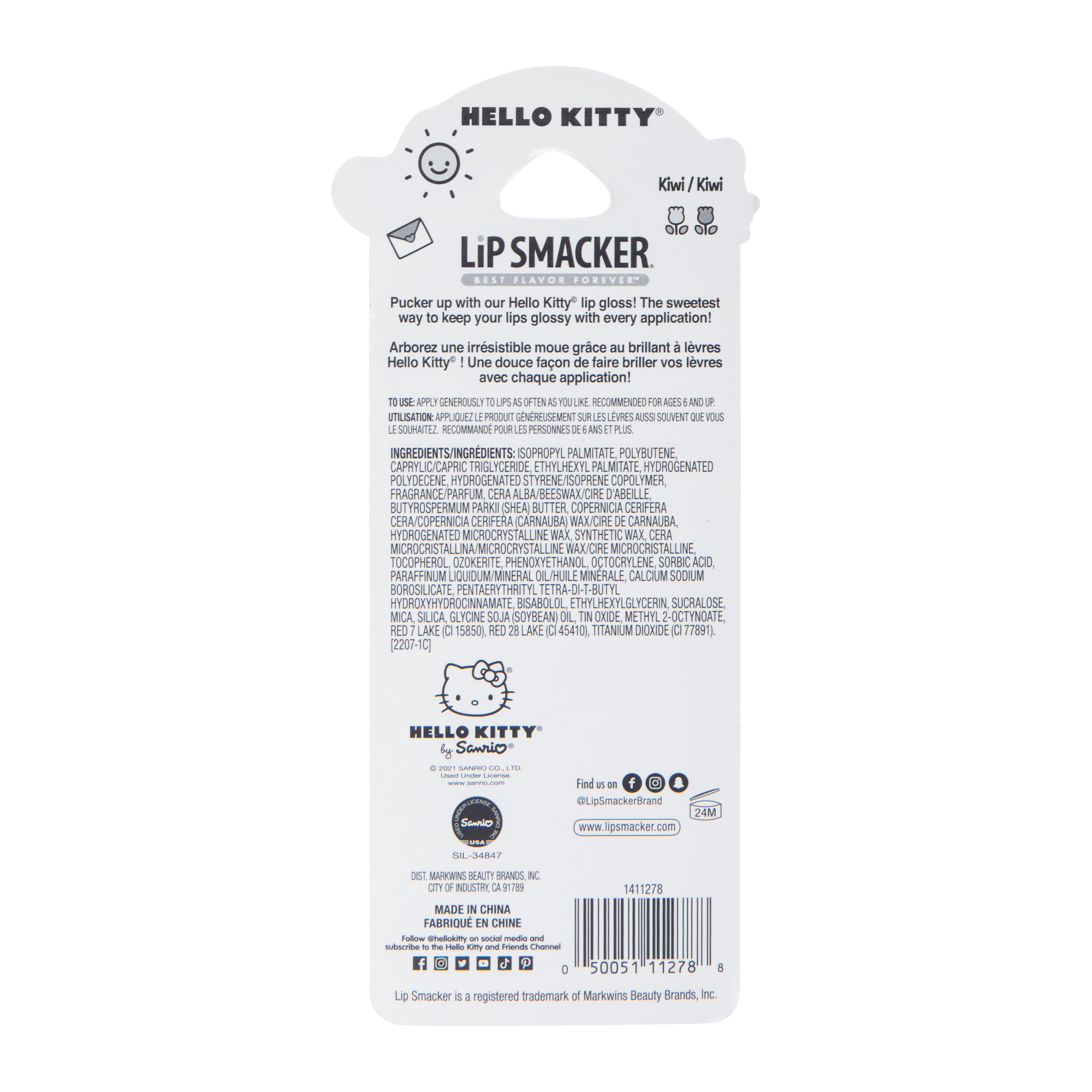 Hello Kitty® x Lip Smacker® Lippy Pals Lip Gloss 0.28oz