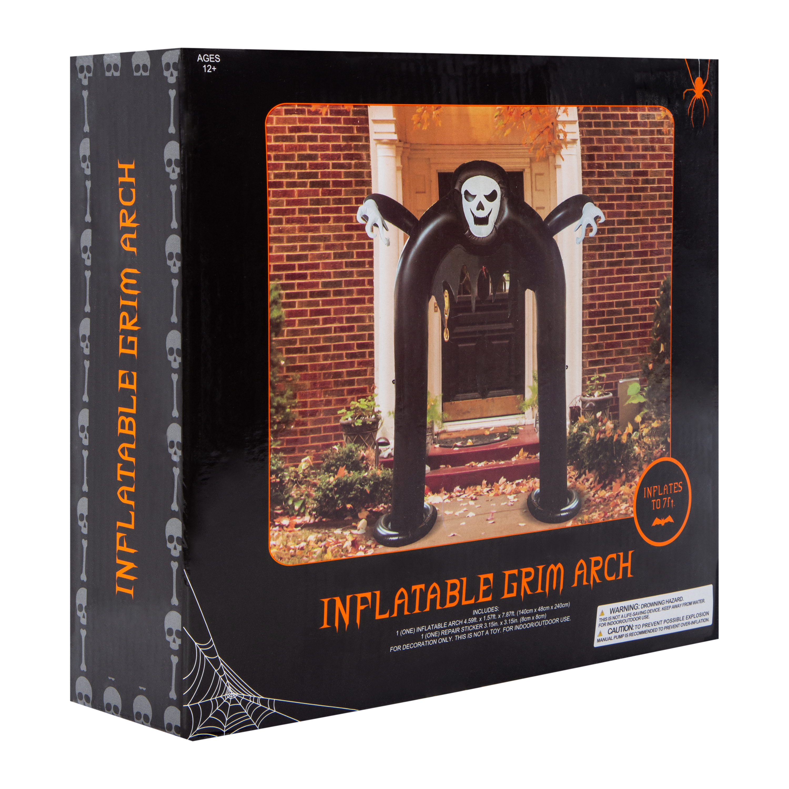 Inflatable Grim Arch Halloween Decor 7ft
