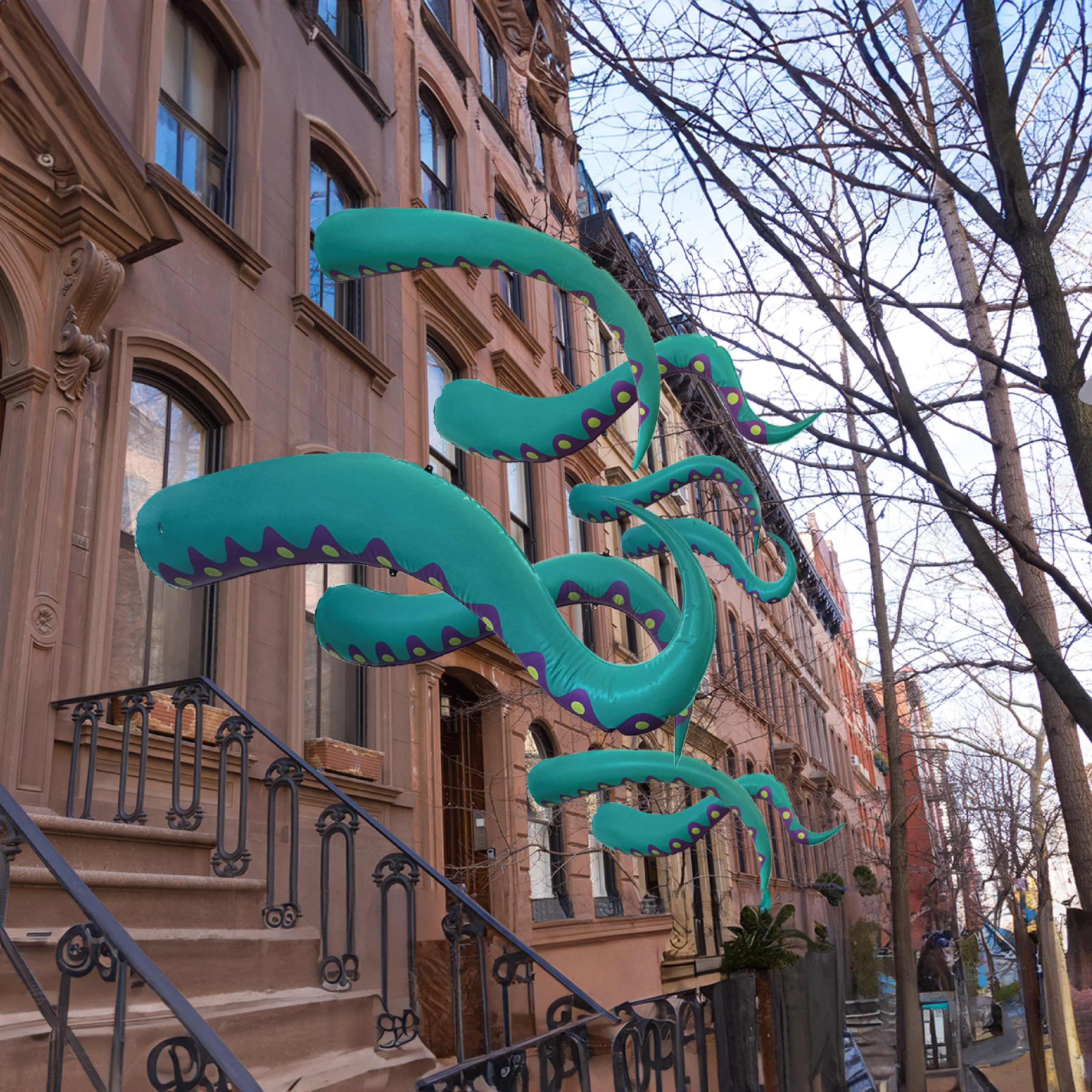 Inflatable Tentacles Halloween Decor 8-Count