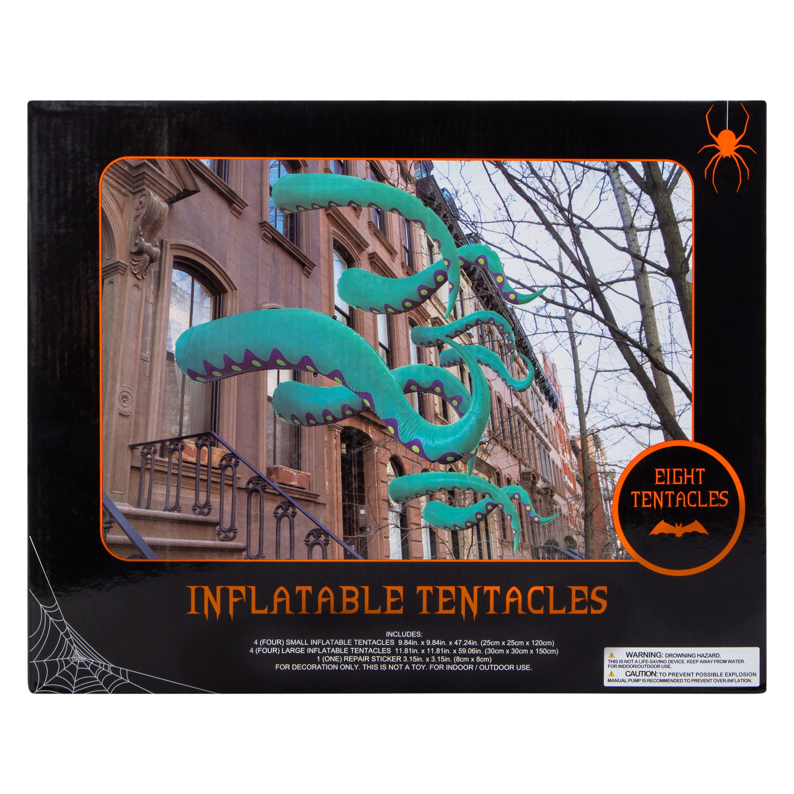 Inflatable Tentacles Halloween Decor 8-Count