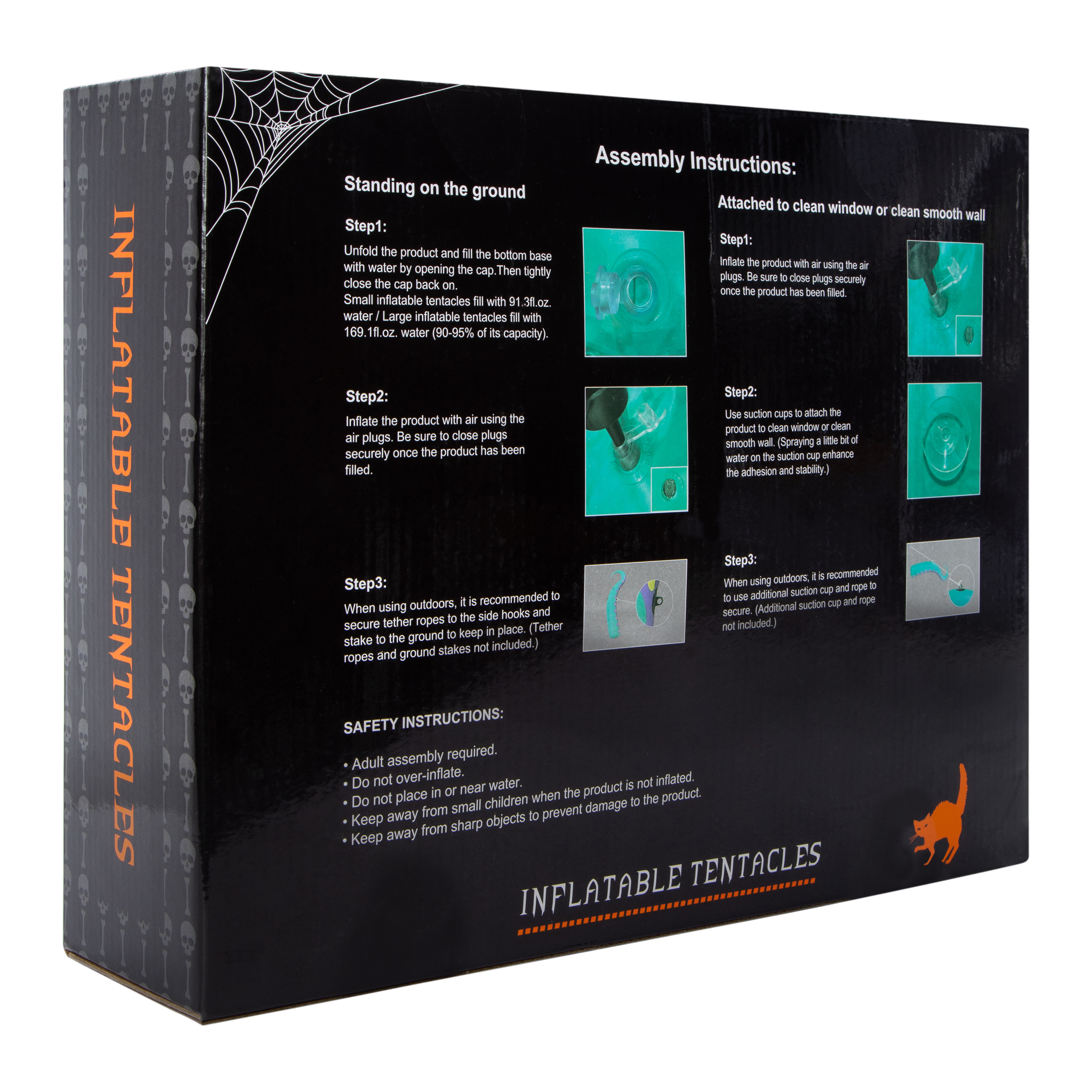 Inflatable Tentacles Halloween Decor 8-Count