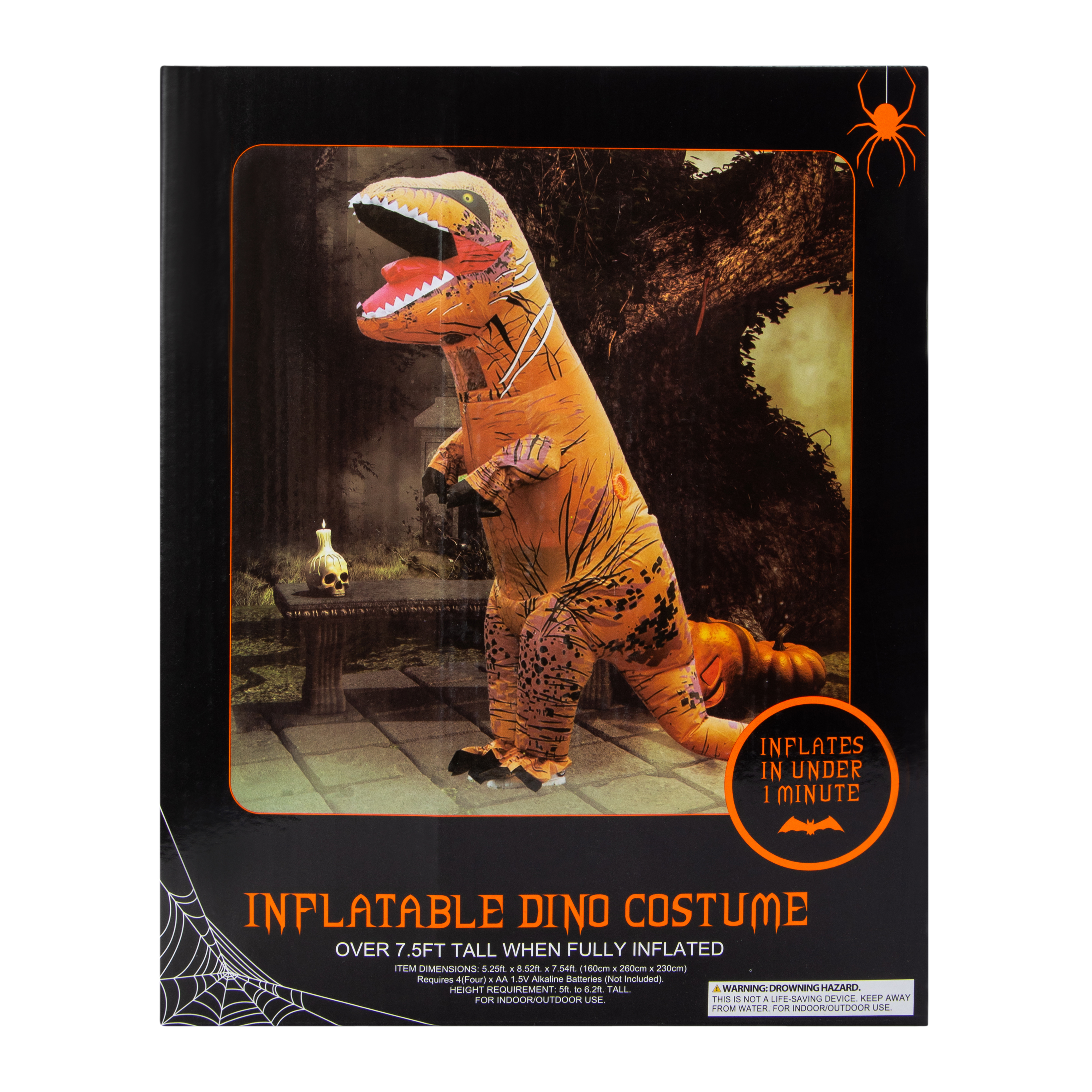 Inflatable Dino Halloween Costume 7.5ft
