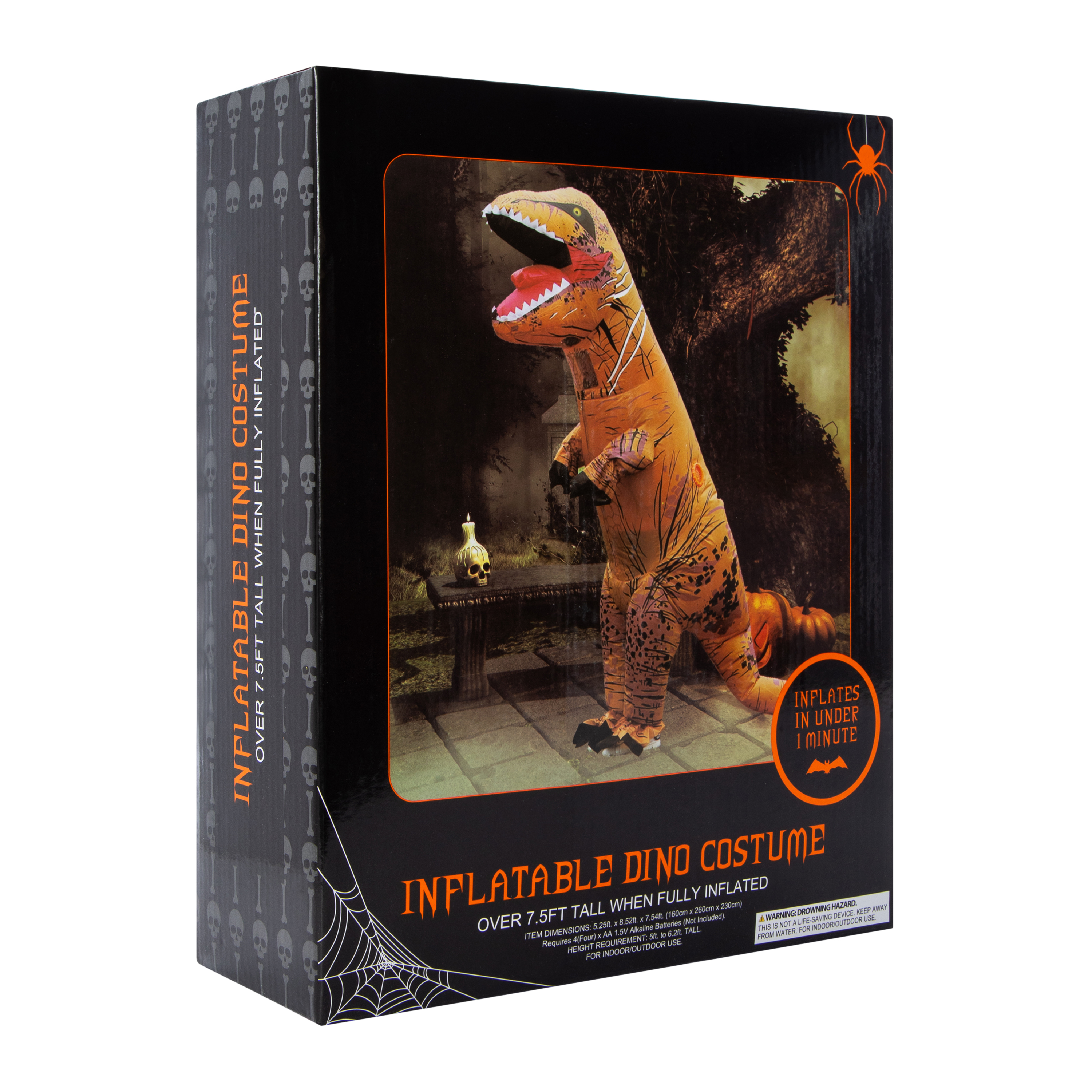 Inflatable Dino Halloween Costume 7.5ft