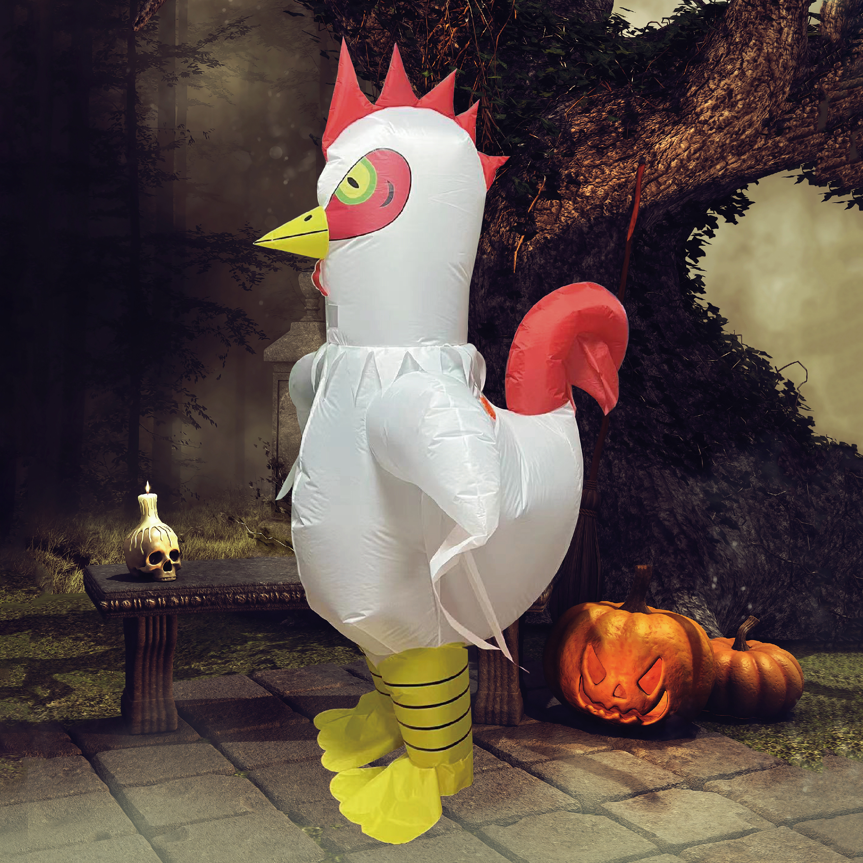 Inflatable chicken costume best sale