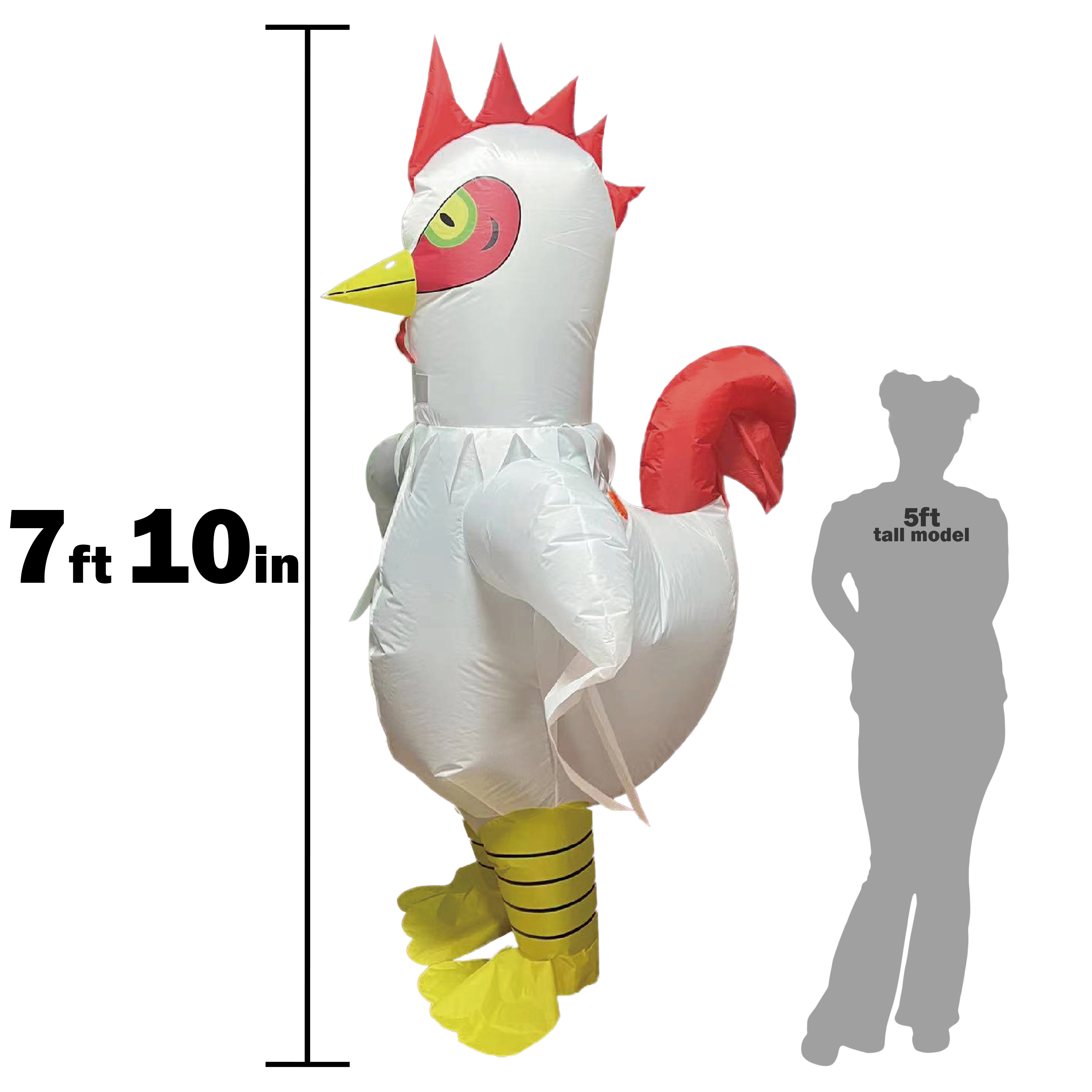 Inflatable chicken costume best sale