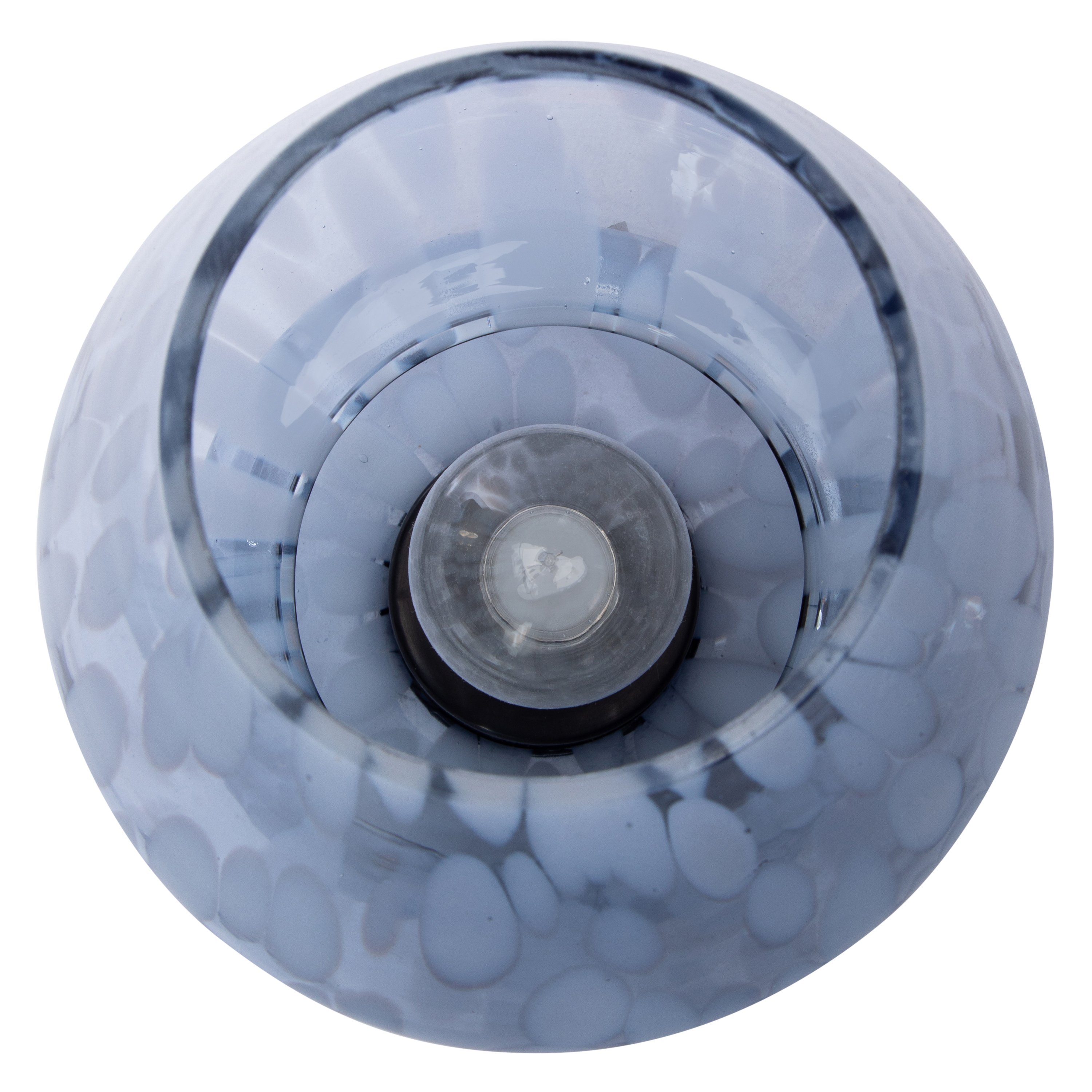 Speckled Mushroom Glass Lamp 5.62in x 7.8in