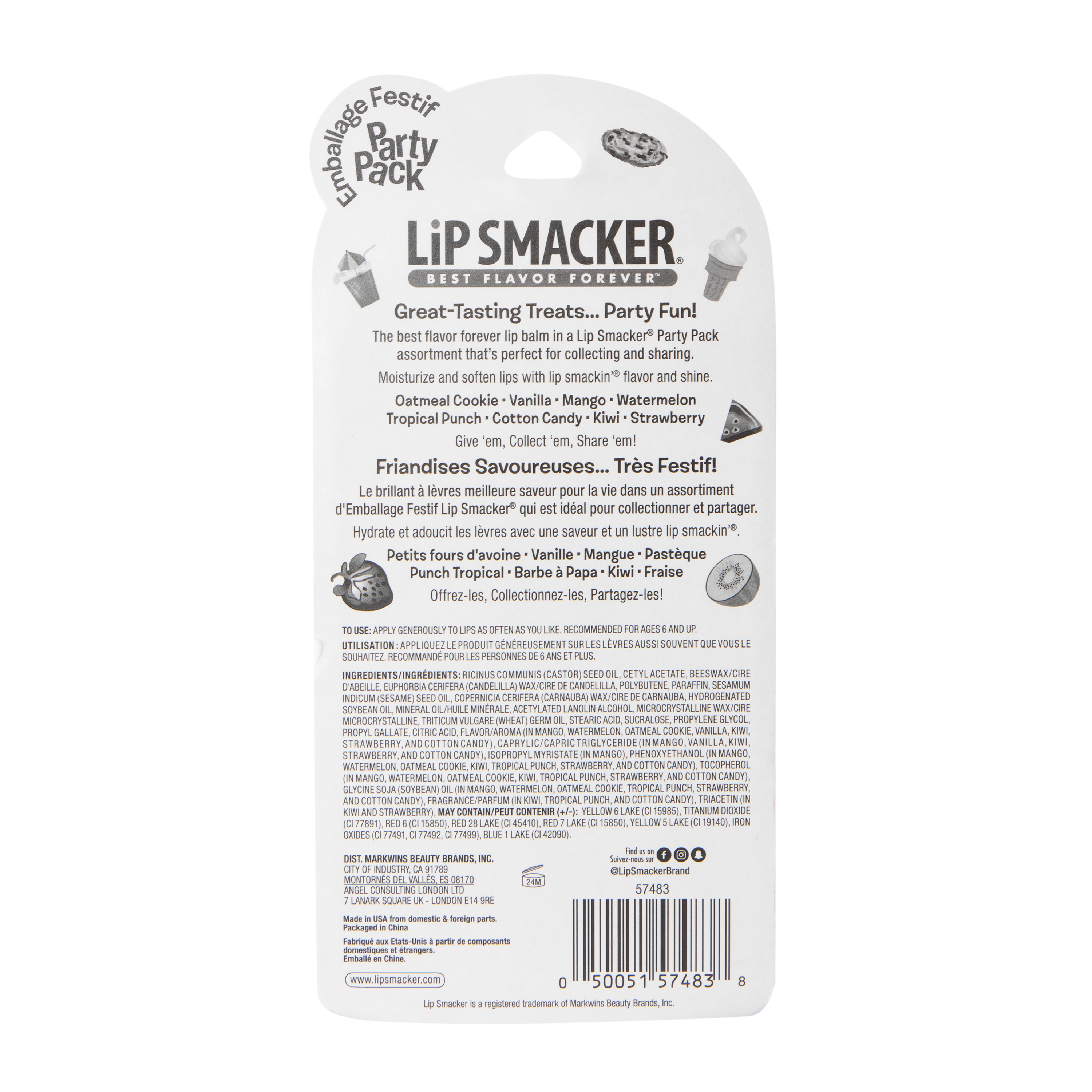 Lip Smacker® Original & Best Lip Balm Party Pack 8-Count