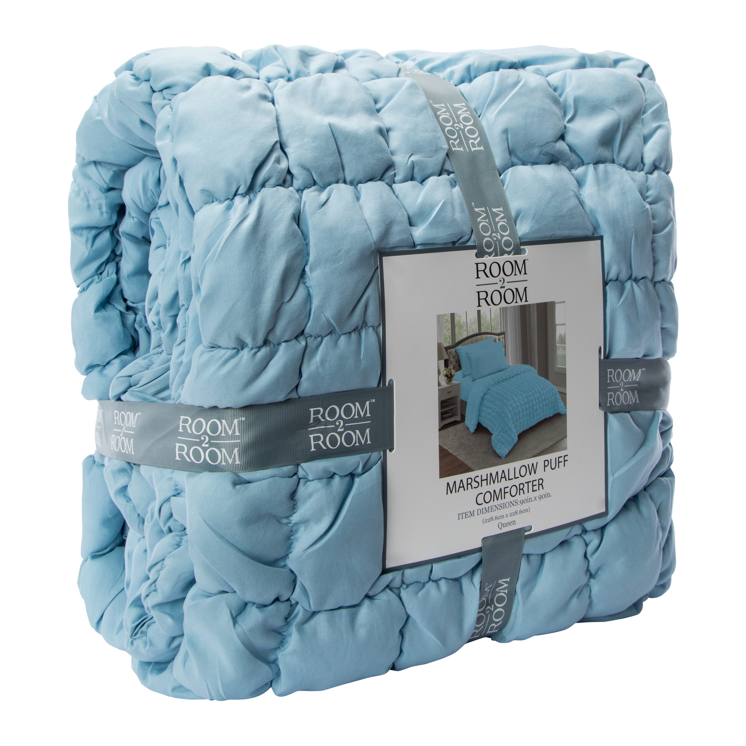 Queen Size Marshmallow Puff Comforter 90in x 90in
