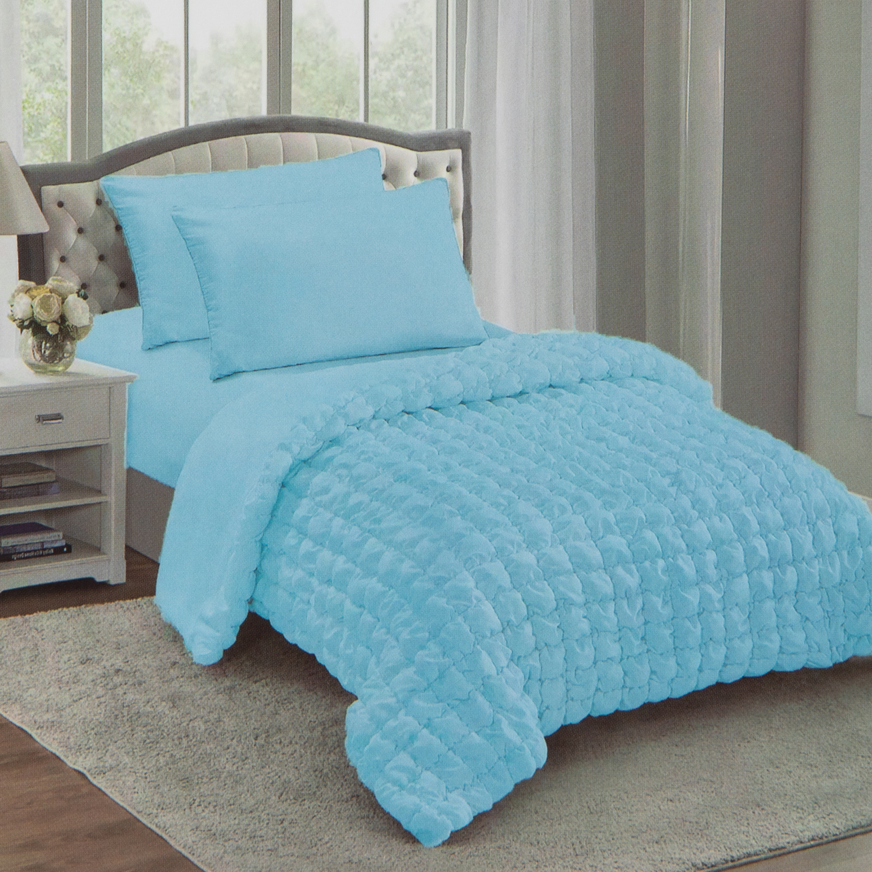 Queen Size Marshmallow Puff Comforter 90in x 90in