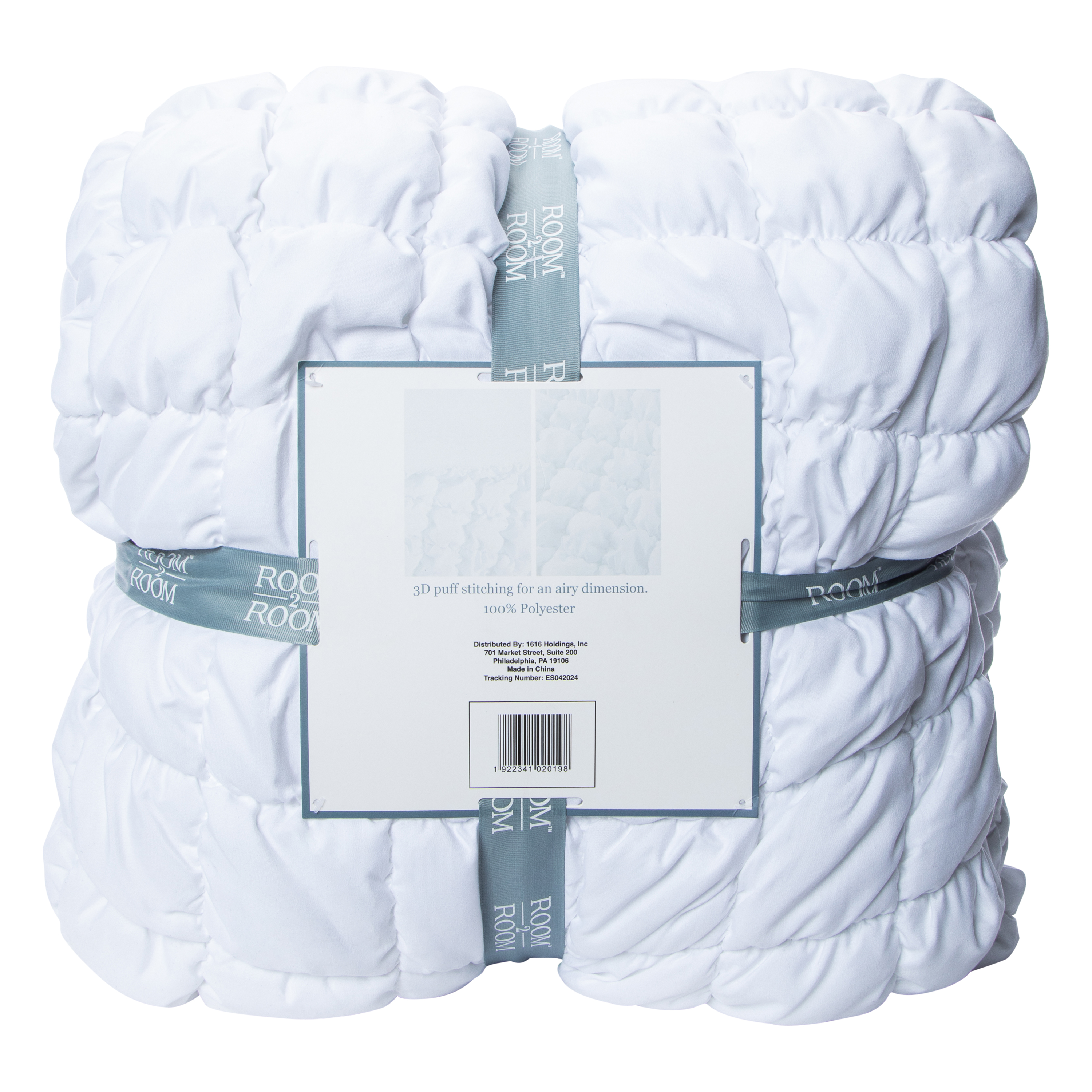 Marshmallow Puff Queen Size Comforter 90in x 90in