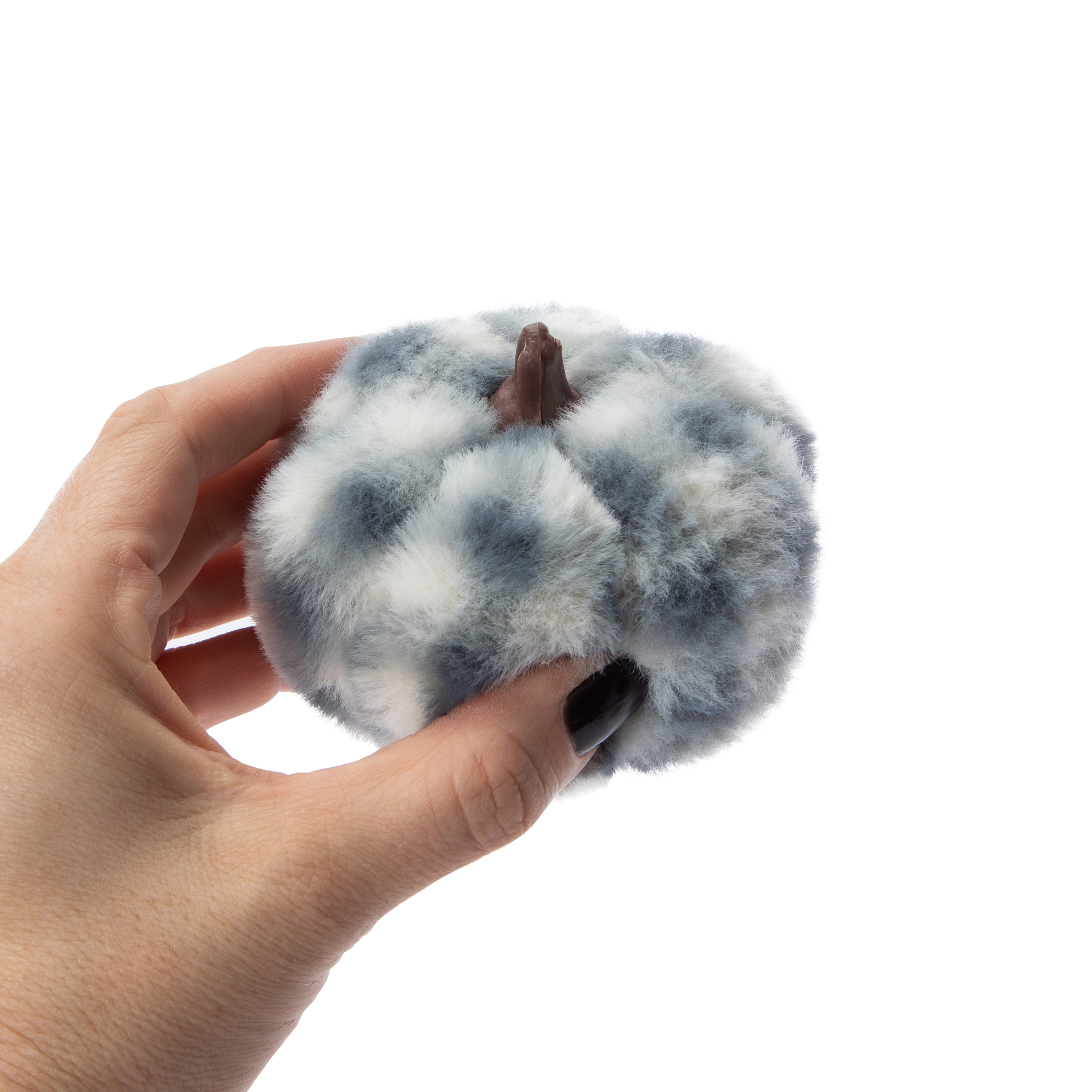 Plaid Plush Mini Pumpkin 3.5in