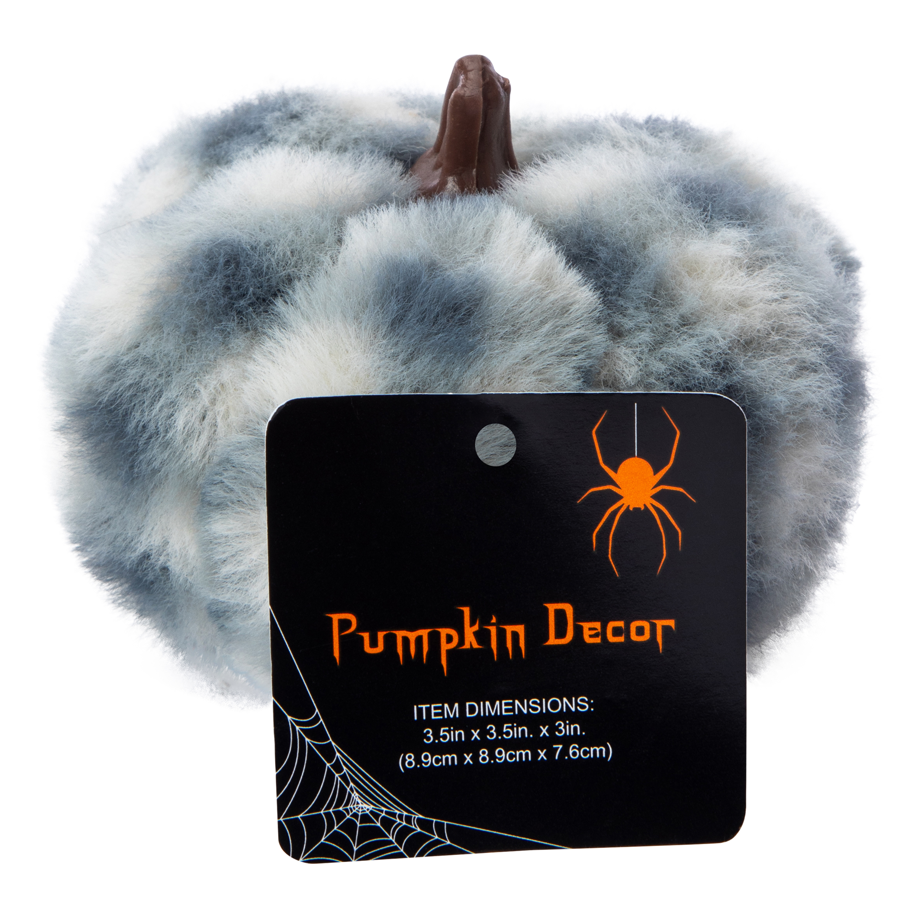 Plaid Plush Mini Pumpkin 3.5in