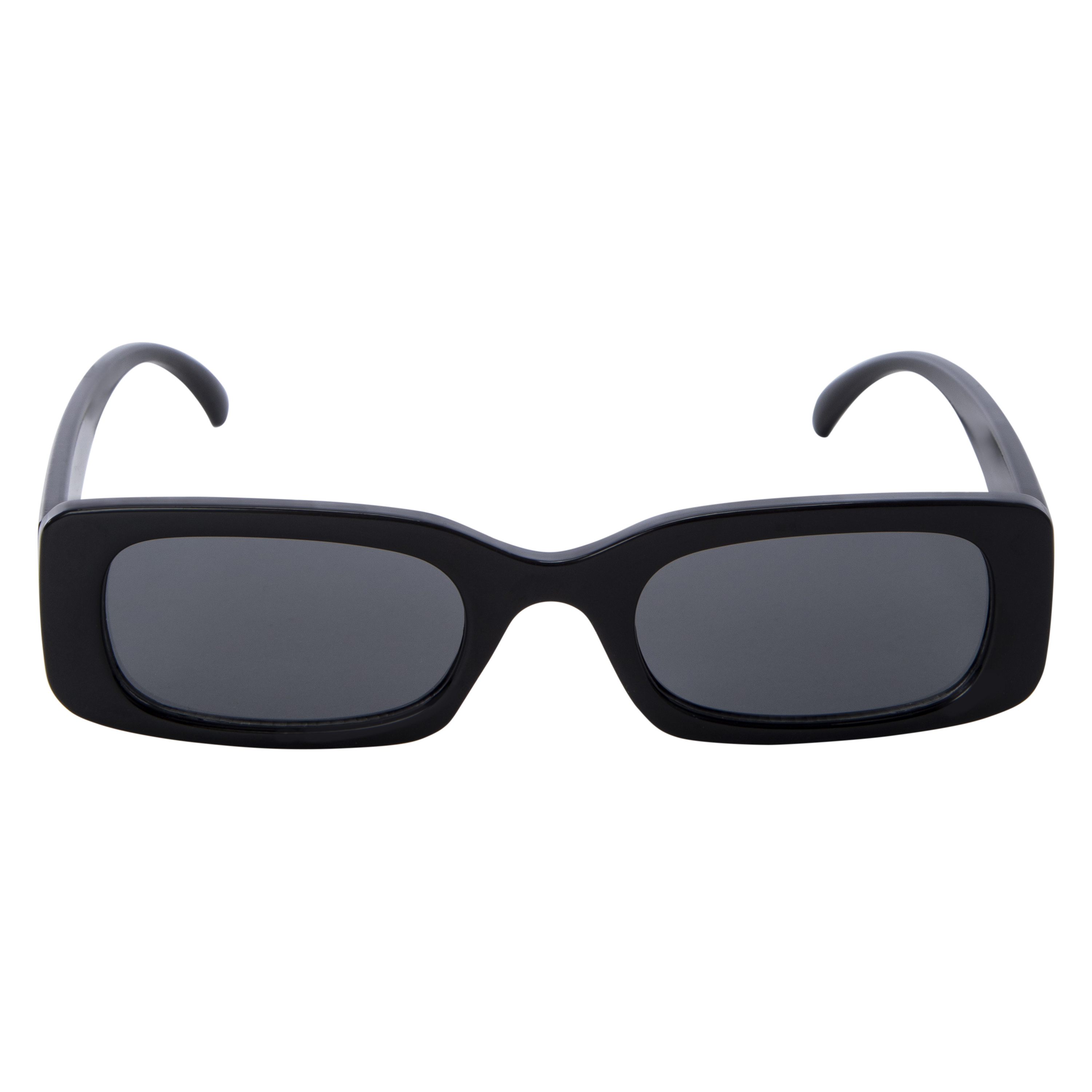 Ladies Thick Plastic Rectangle Sunglasses
