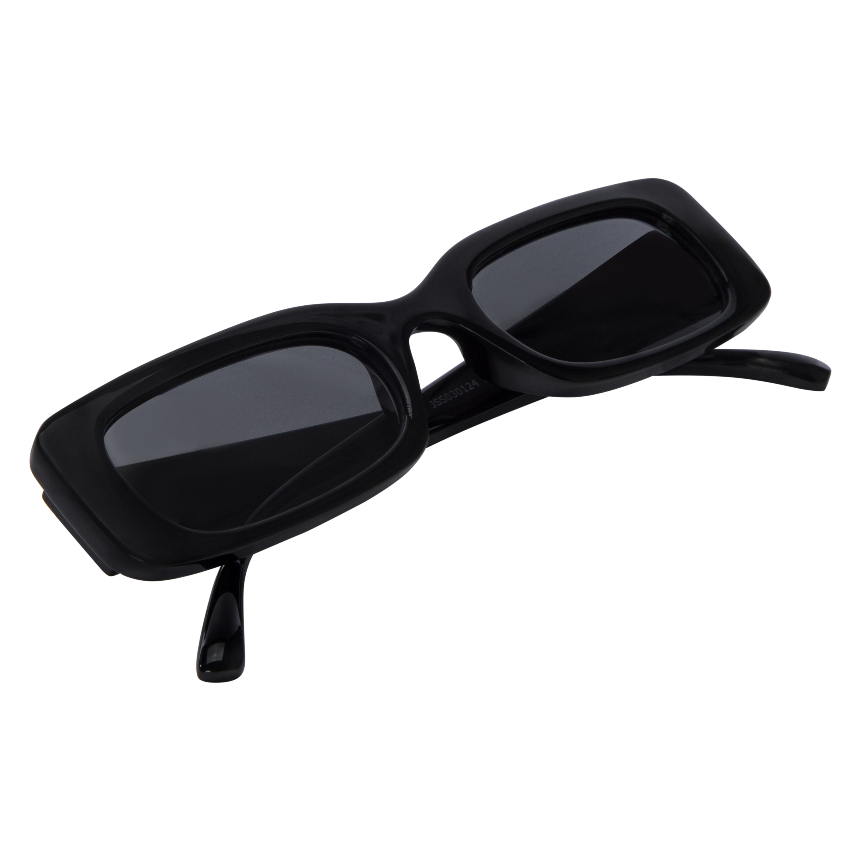 Ladies Thick Plastic Rectangle Sunglasses