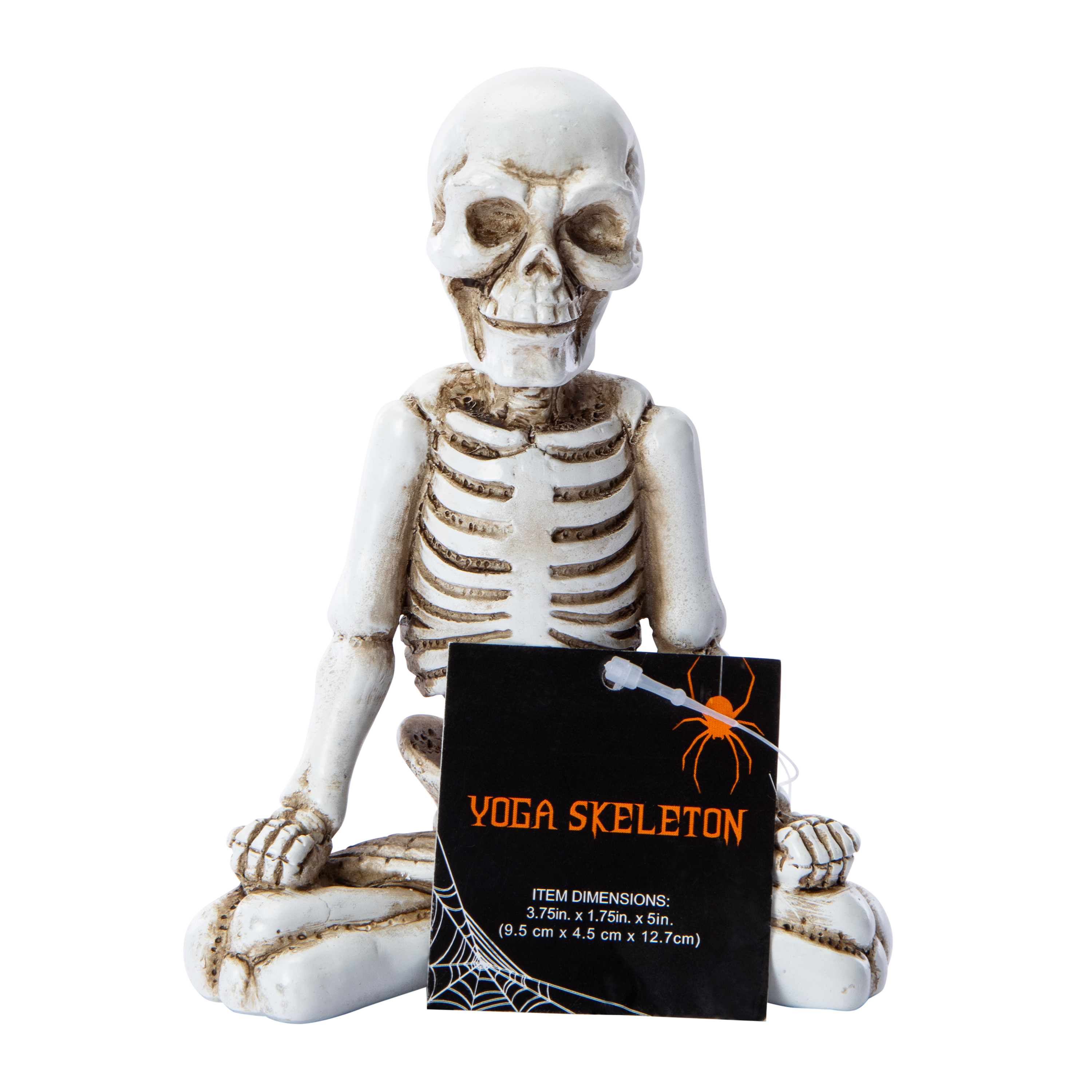 Yoga Skeleton Halloween Decor 3.75in x 5in