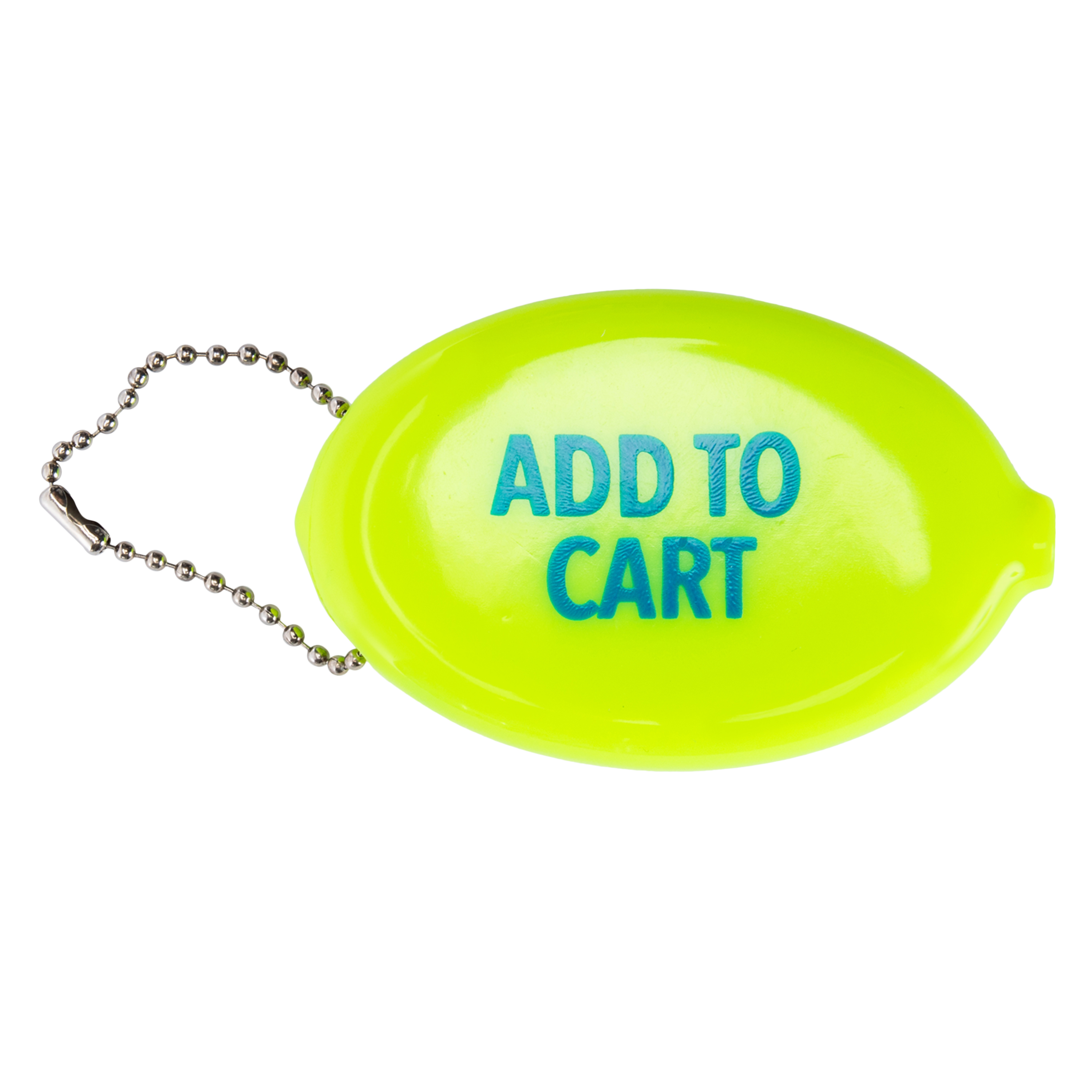 Squeeze Rubber Coin Purse With Fun Quote