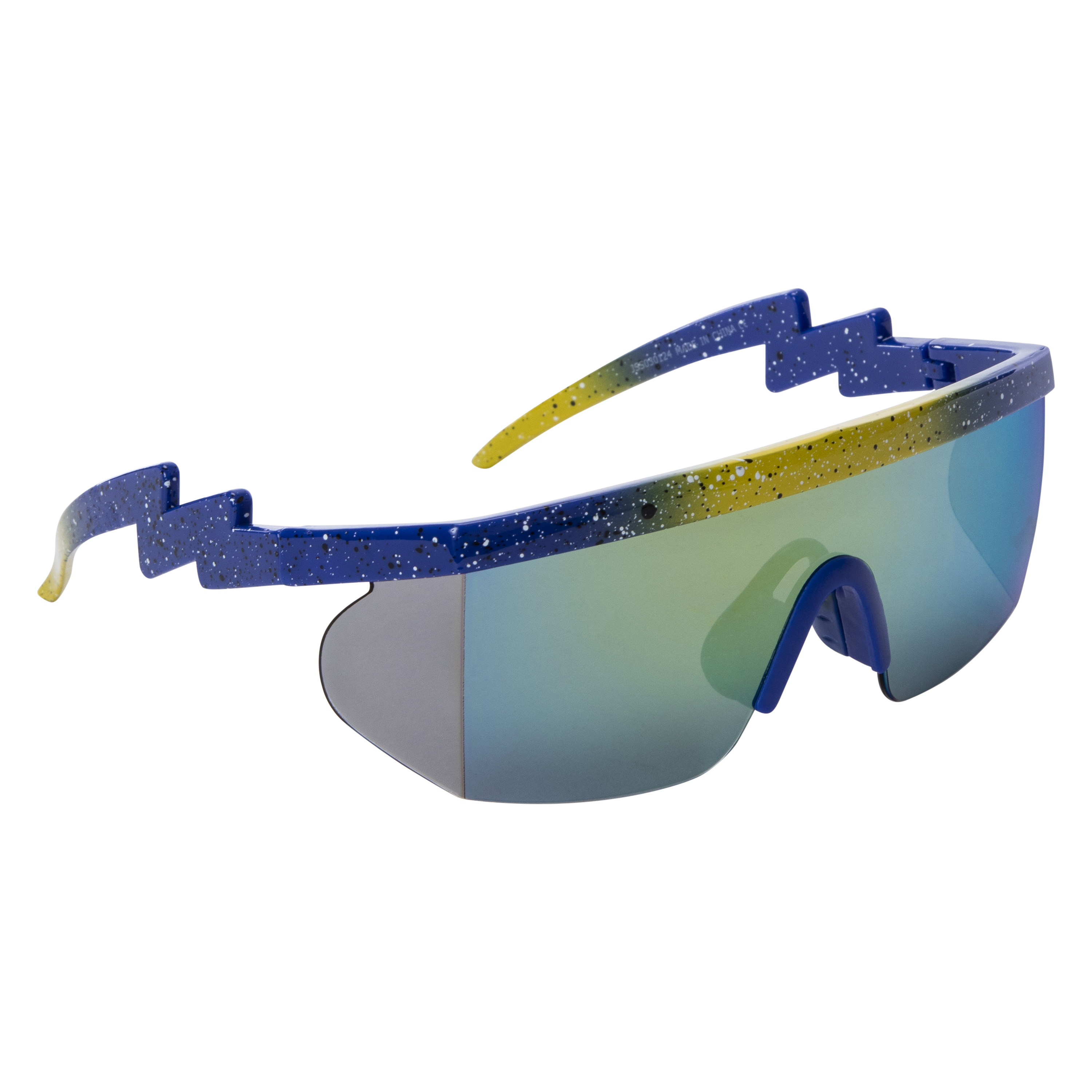 Mens Lightning Bolt Shield Sunglasses Five Below