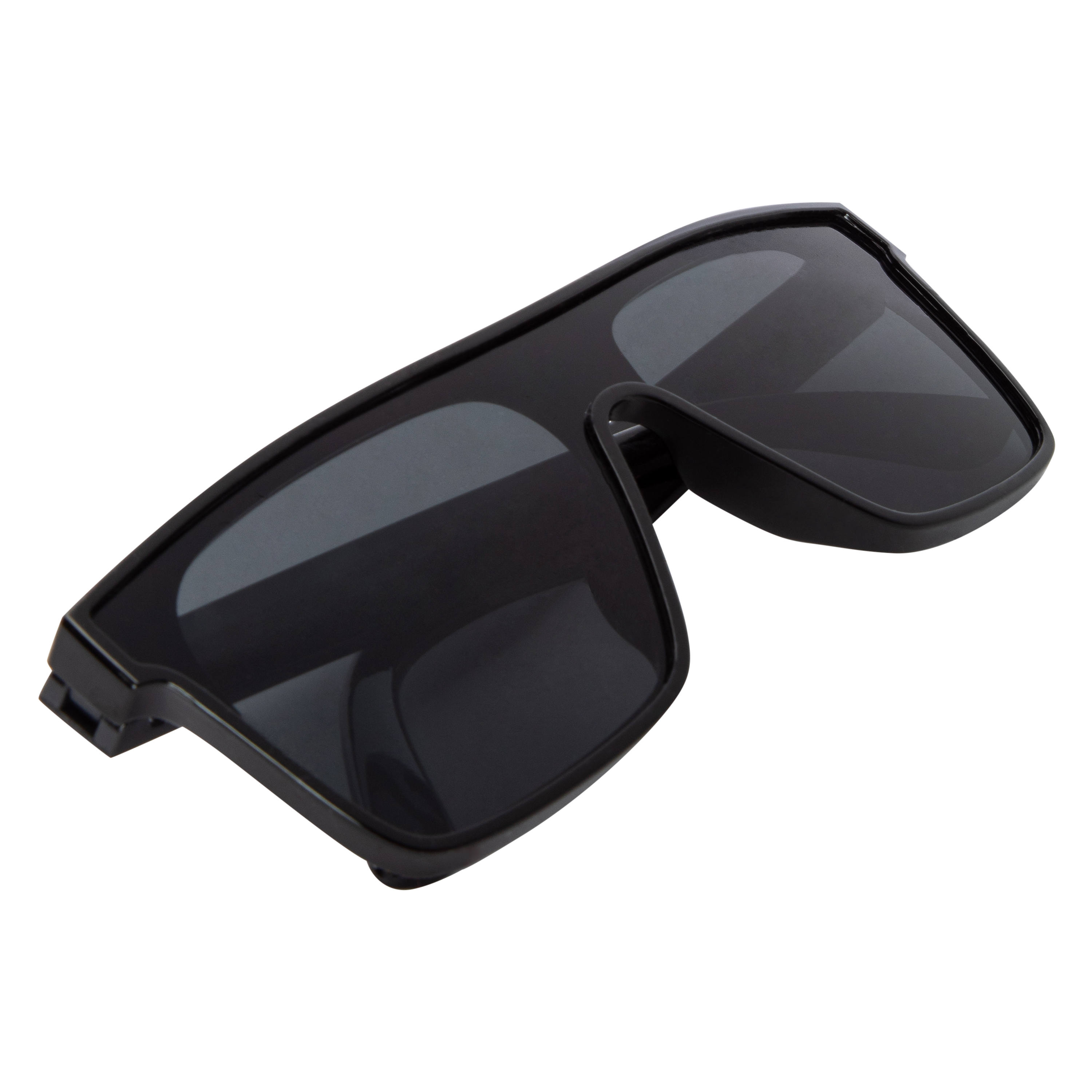Mens Plastic Square Shield Sunglasses