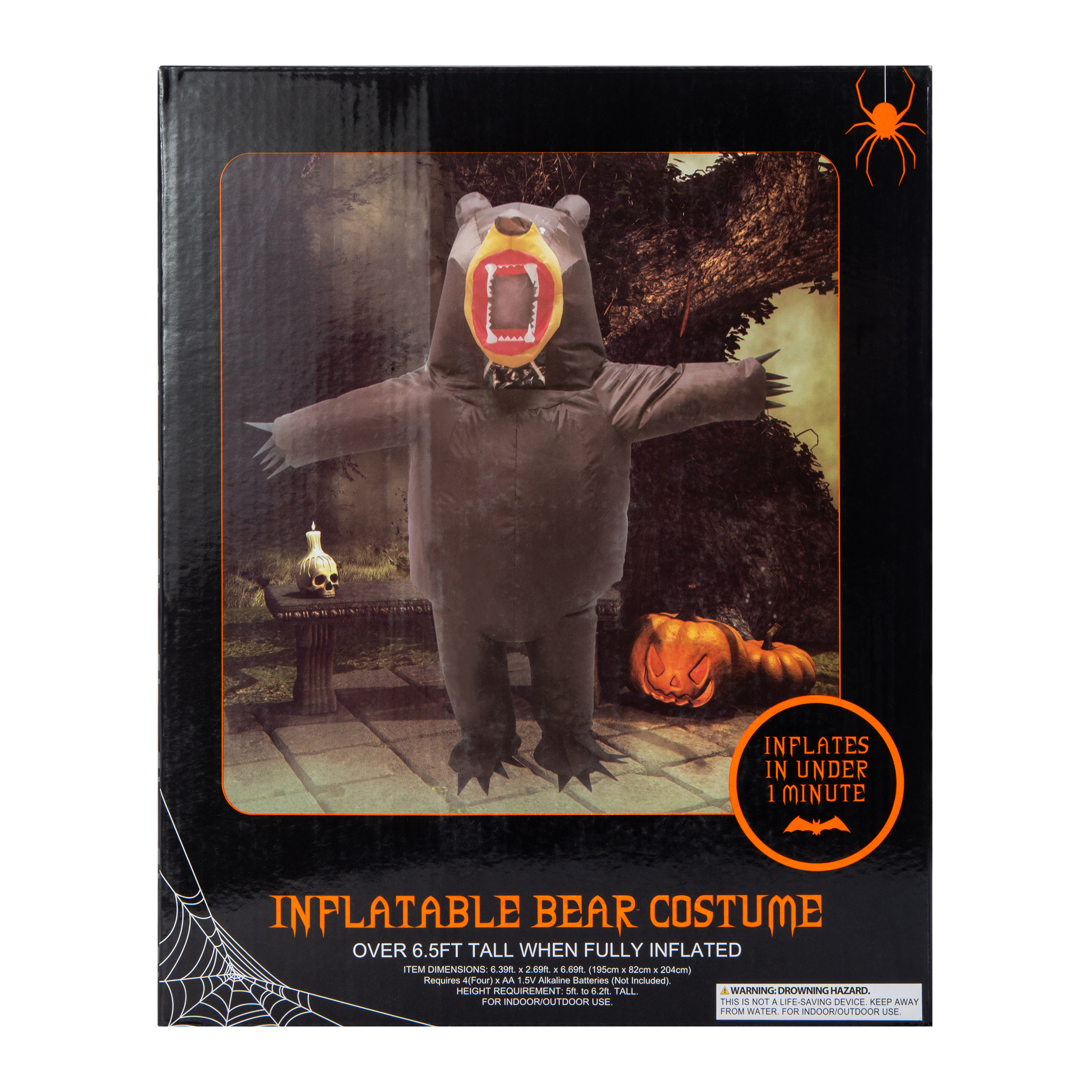 Inflatable Bear Halloween Costume 6.5ft