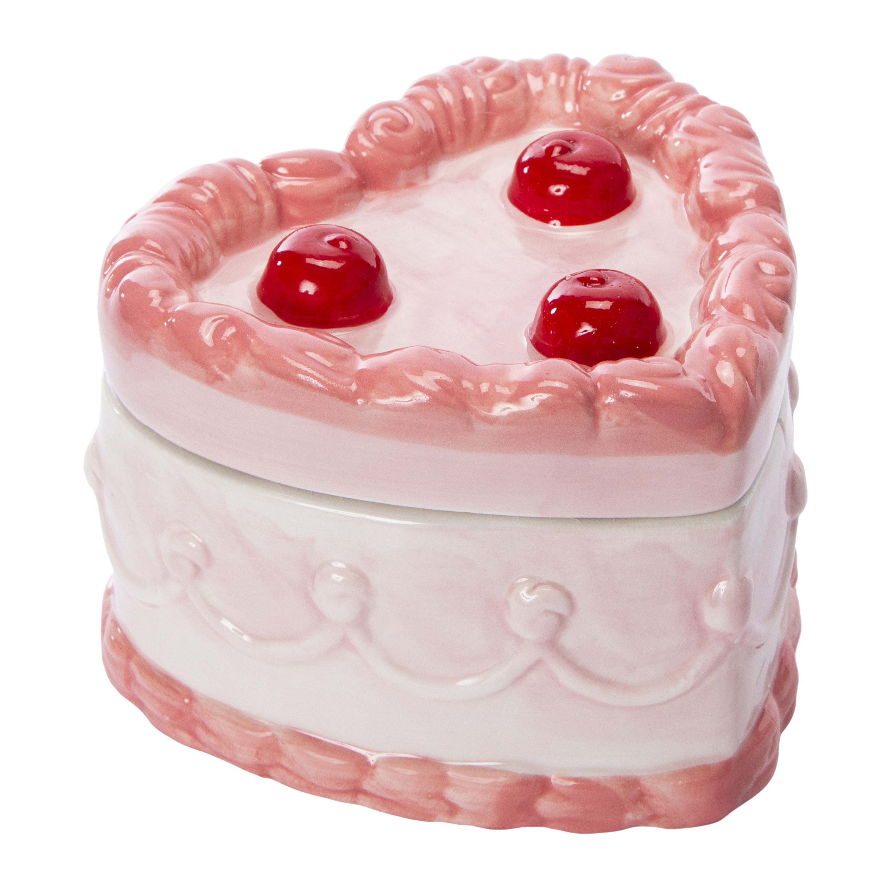 Heart Cake Trinket Jar