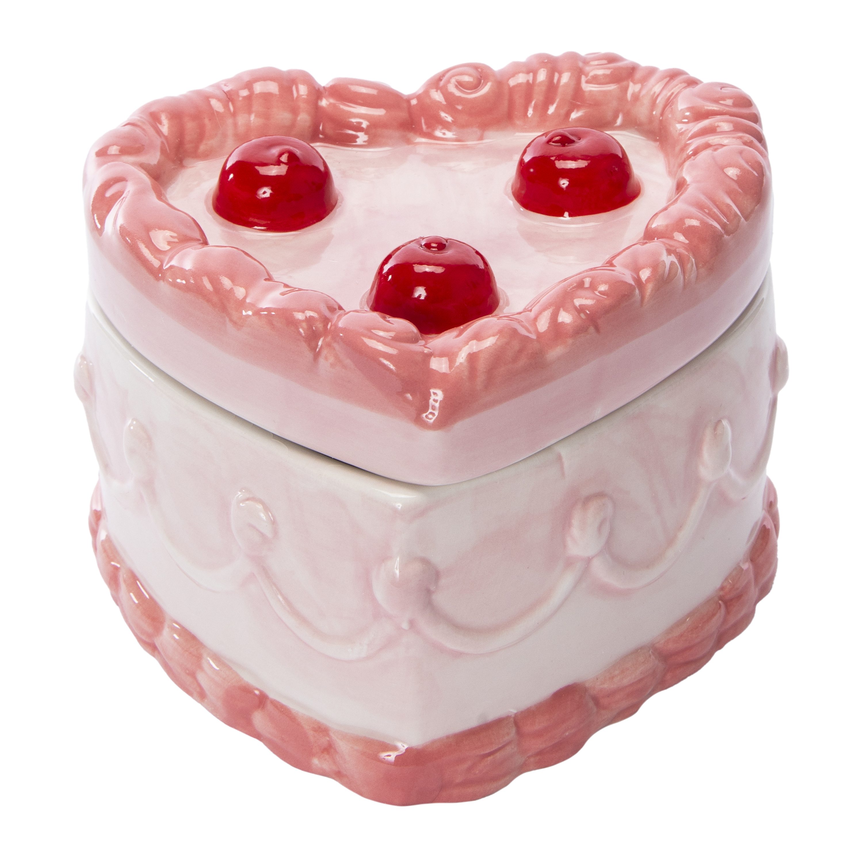 Heart Cake Trinket Jar