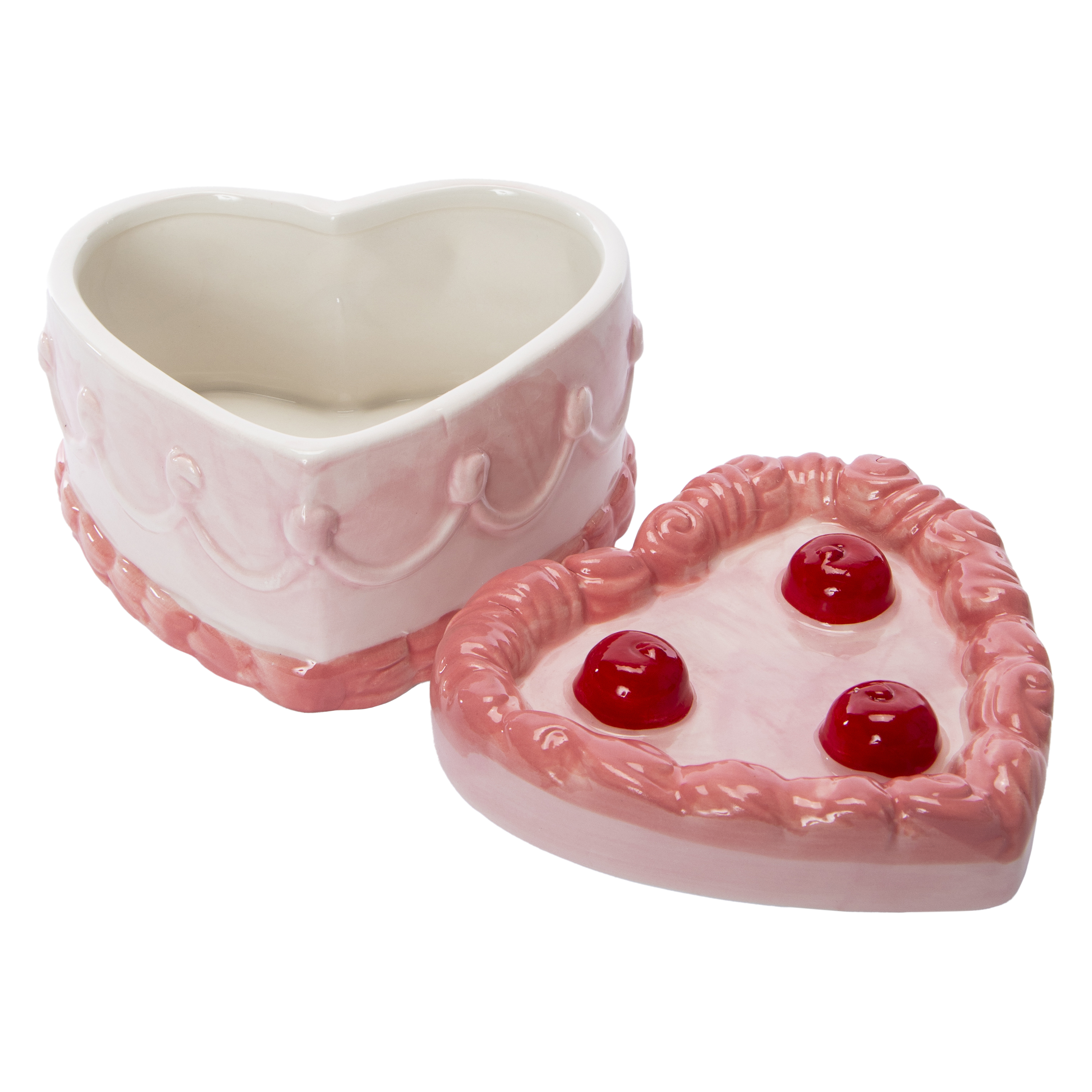 Heart Cake Trinket Jar