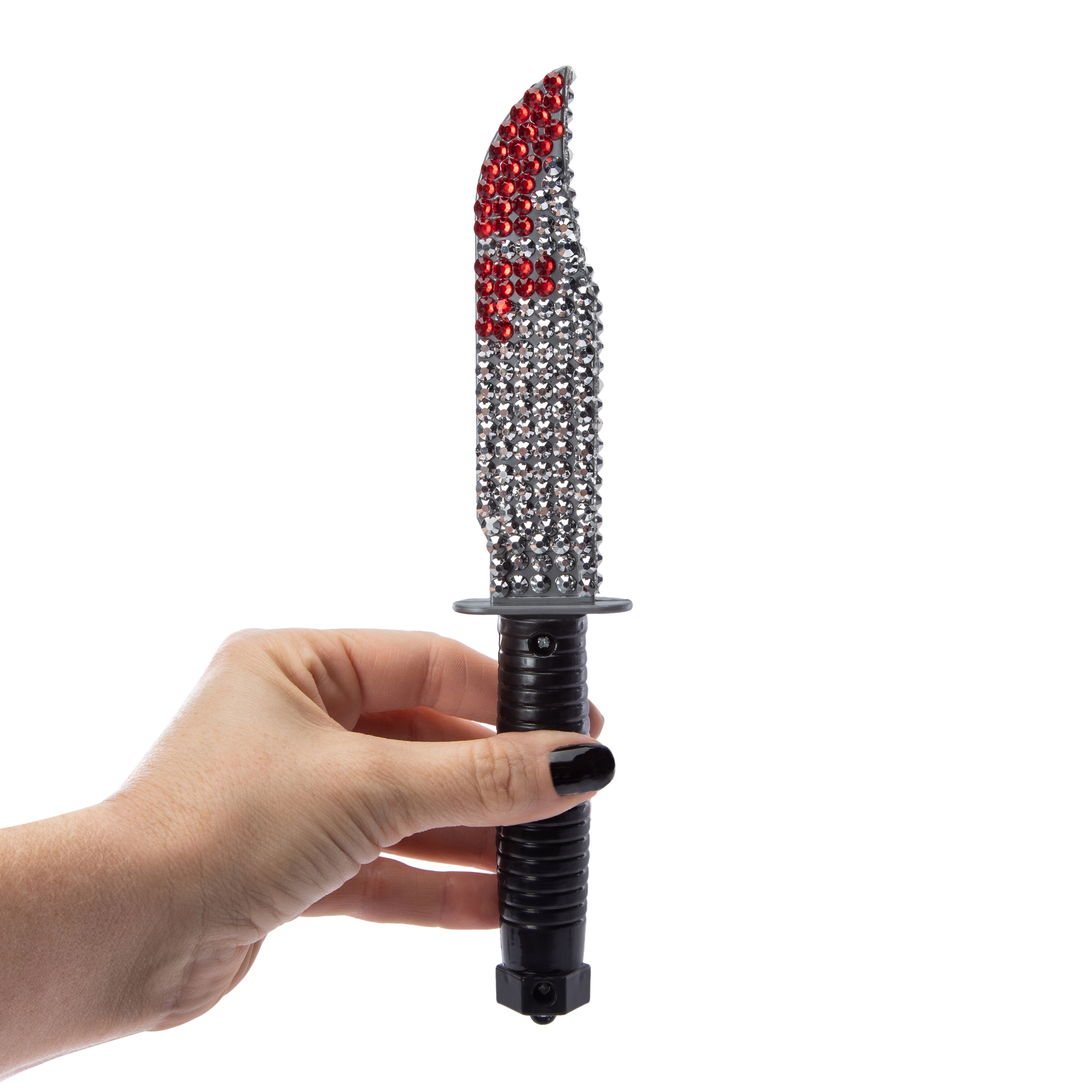 Bloody Rhinestone Knife Halloween Accessory