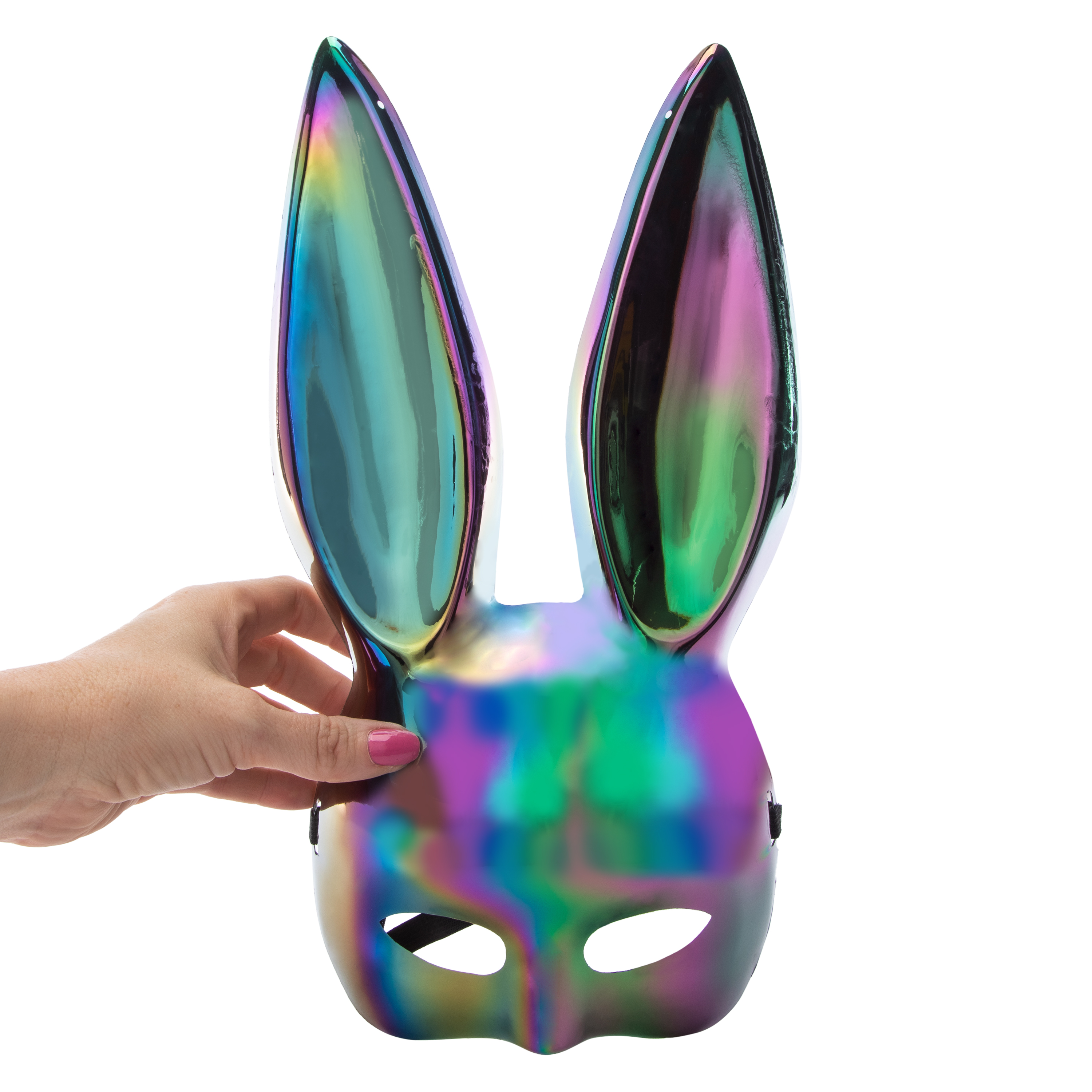 Sleek Bunny Ears Mask Halloween Costume