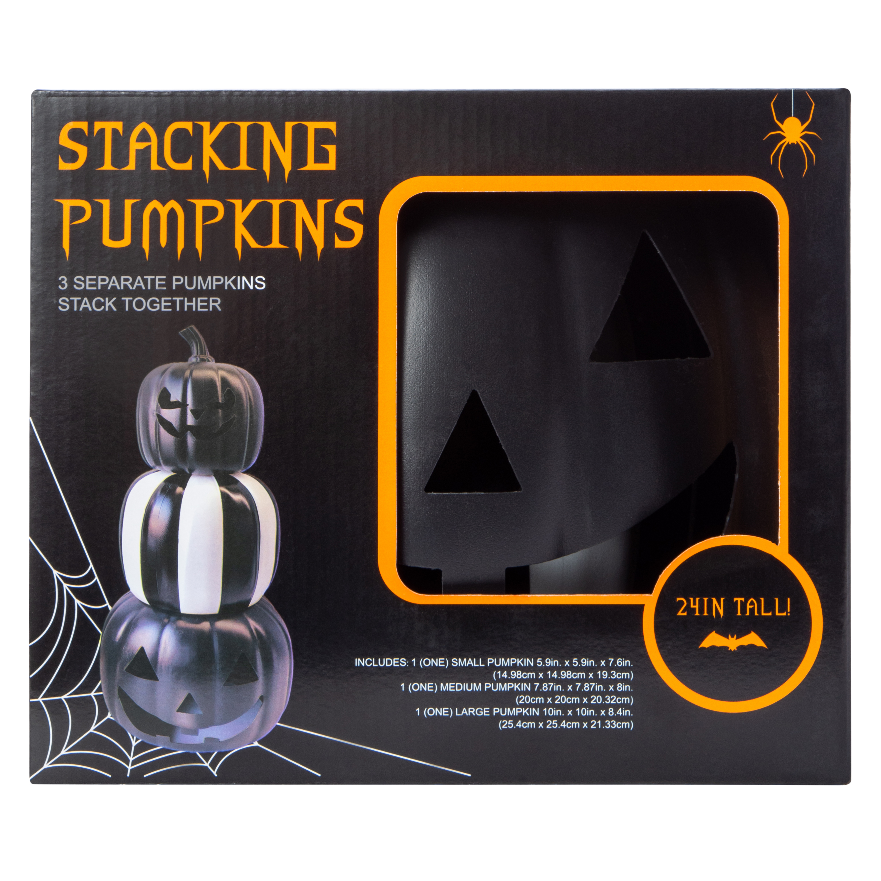 Stacking Pumpkins 3-Count