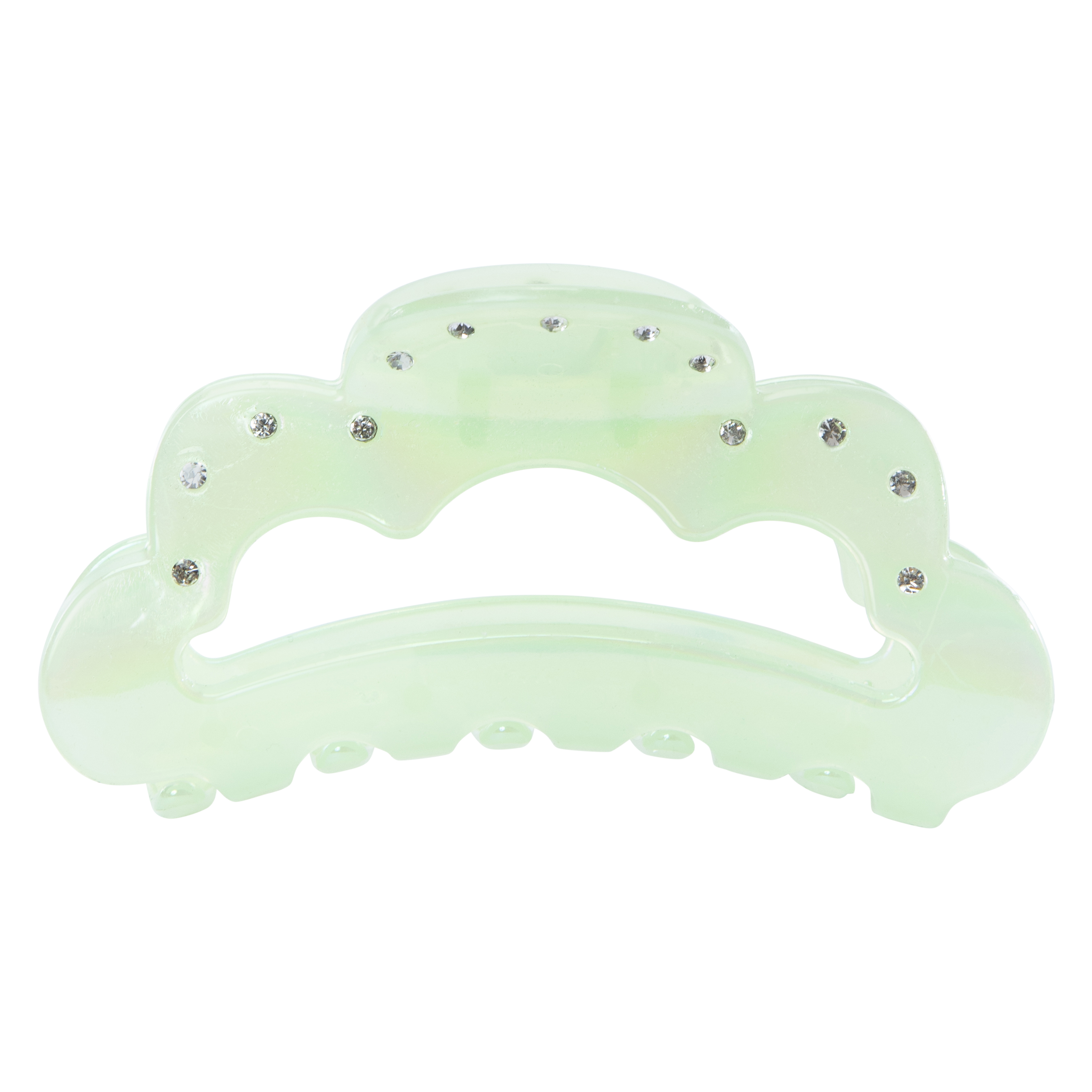 Rhinestone Cloud Claw Clip 4in x 2.28in