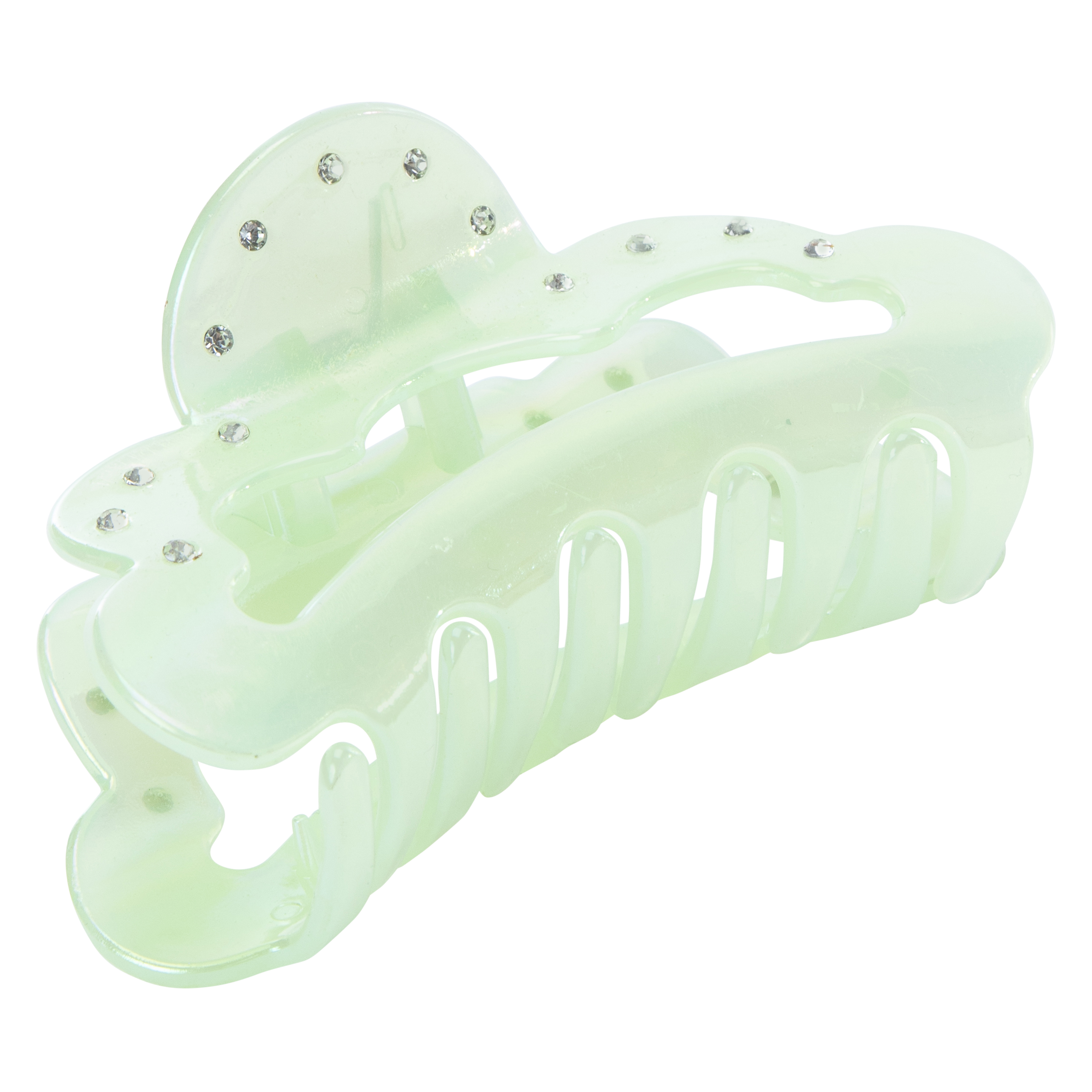 Rhinestone Cloud Claw Clip 4in x 2.28in