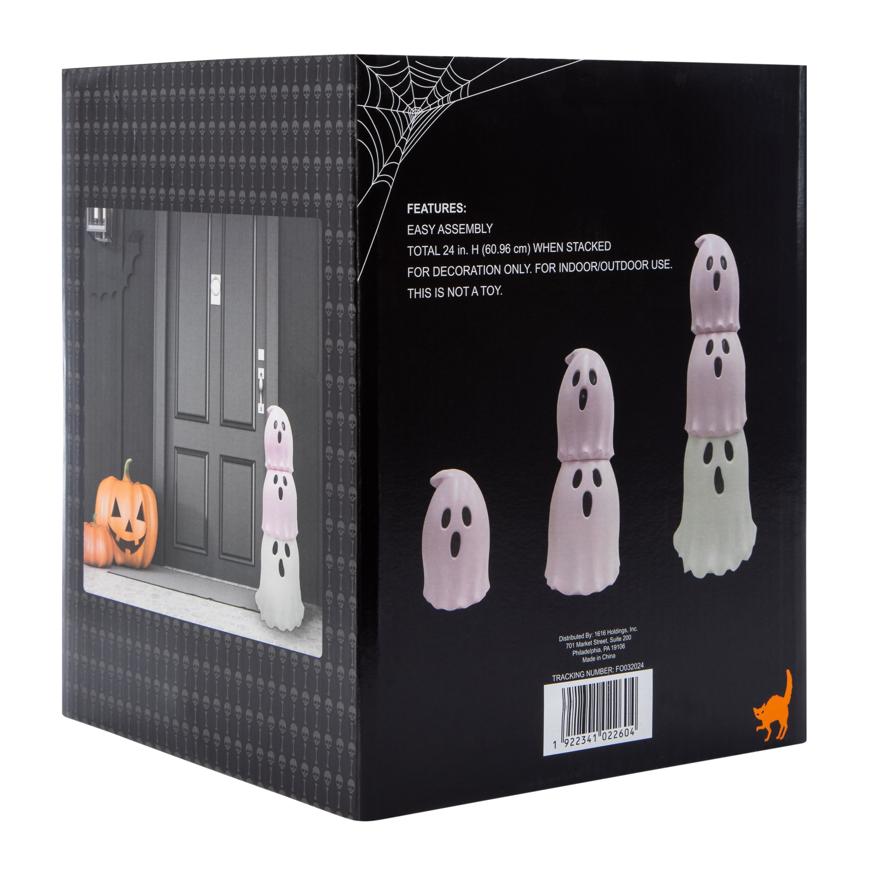 Stacking Ghosts Halloween Decor 3-Count