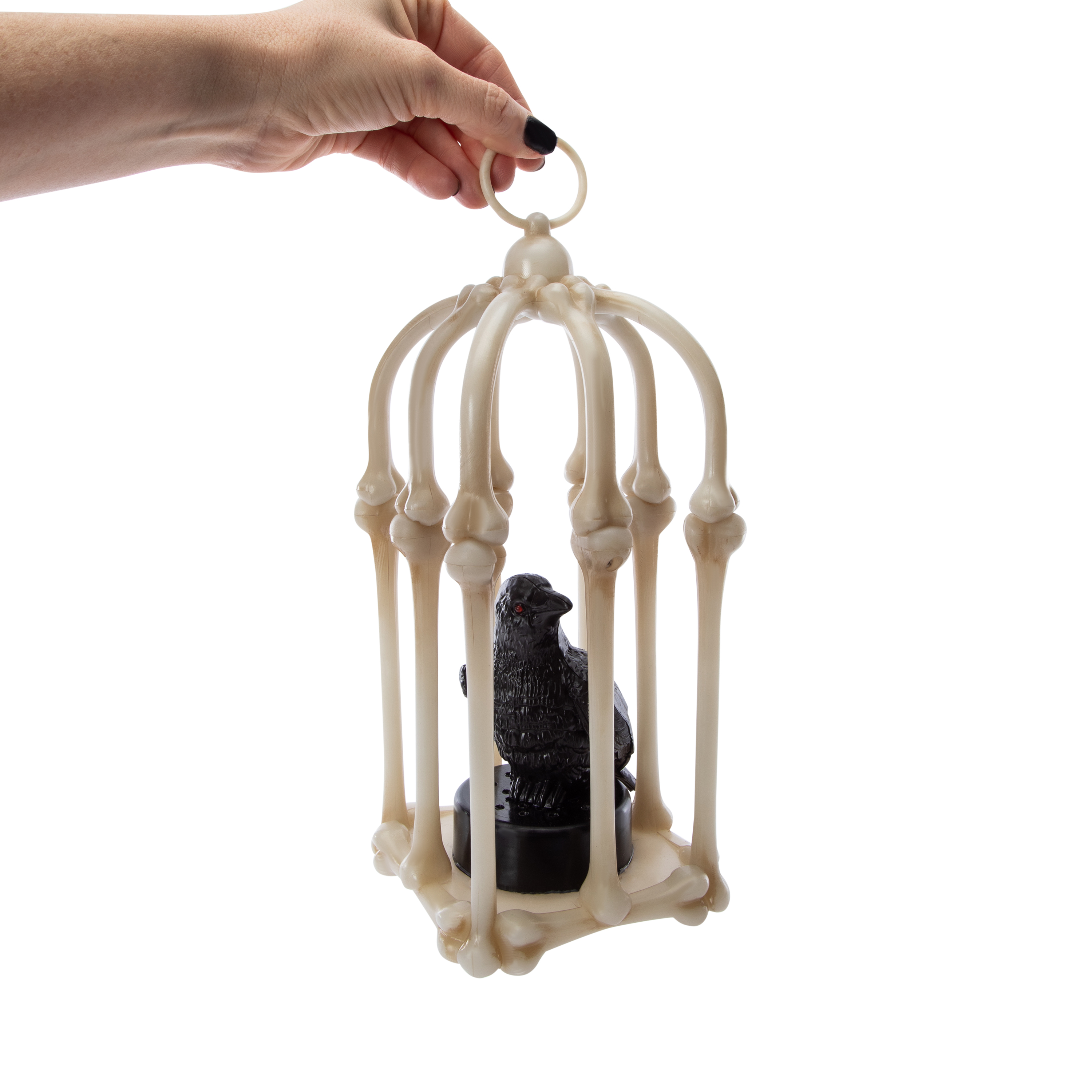 LED Bird Cage Halloween Decor 5in x 11in