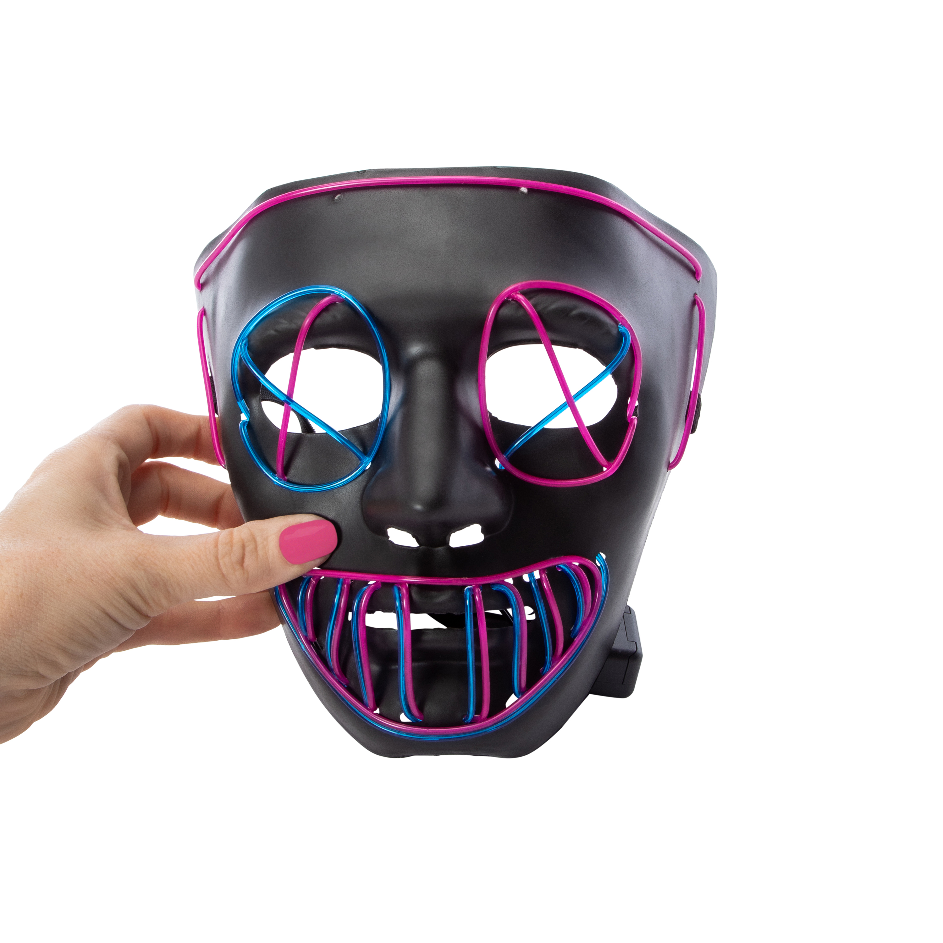 Two-Tone LED Halloween Mask