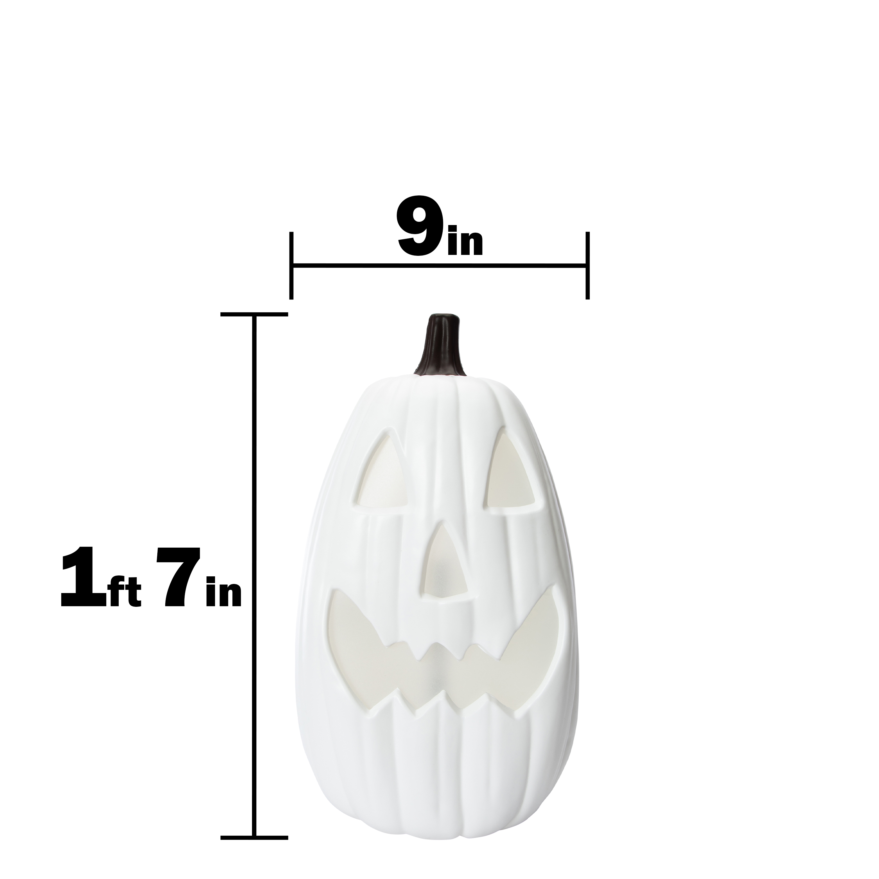 Halloween Flame Glow Pumpkin Decoration 18.9in
