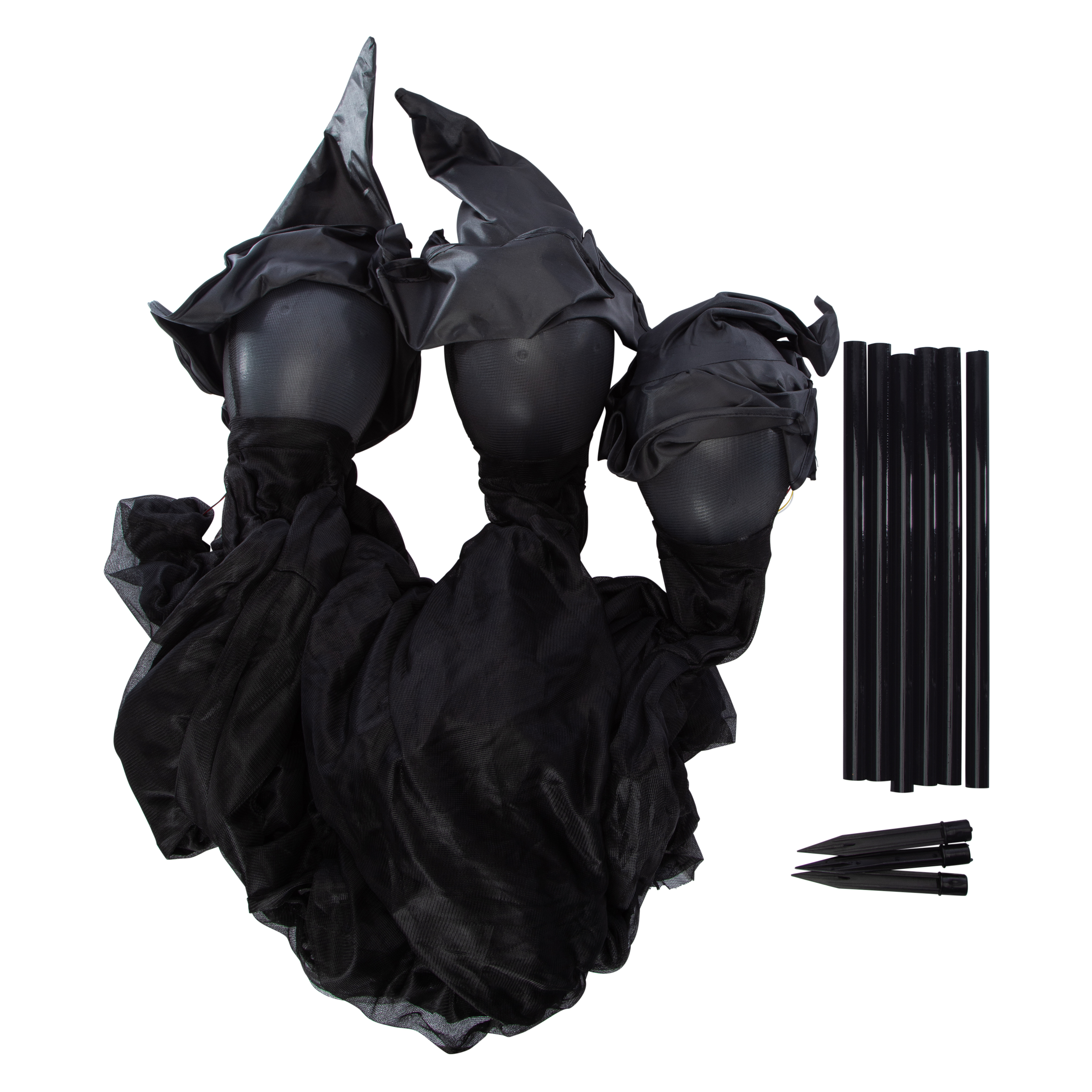 Witch Stakes Halloween Decor 3-Pack - 4.5ft
