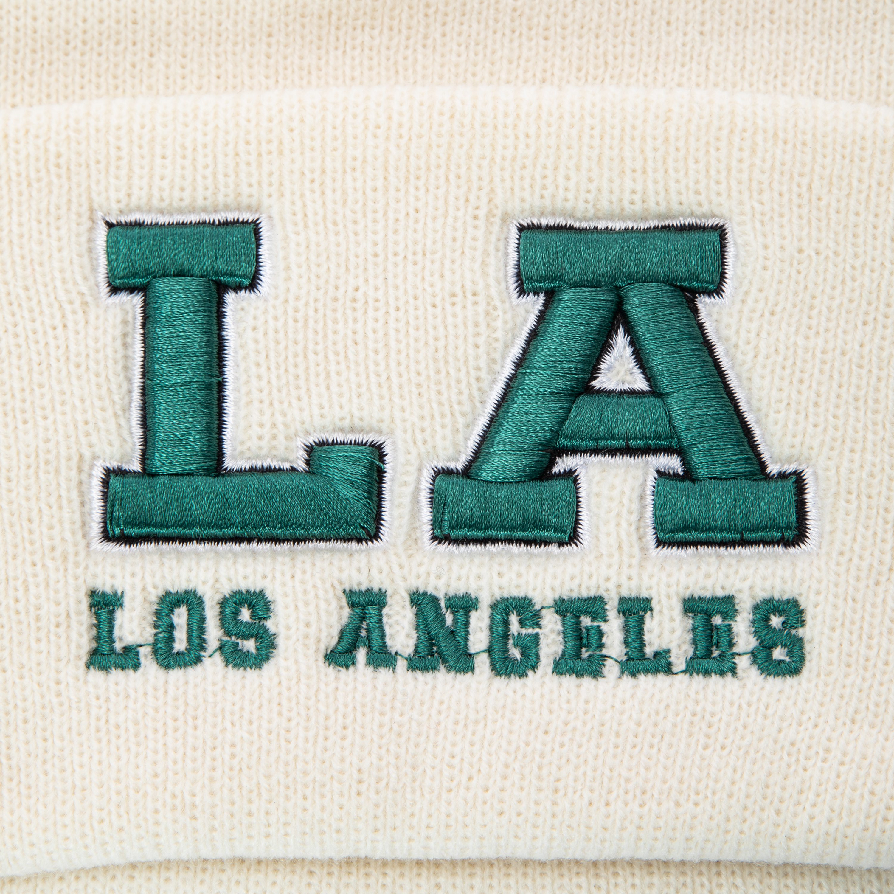 Embroidered City Beanie Hat